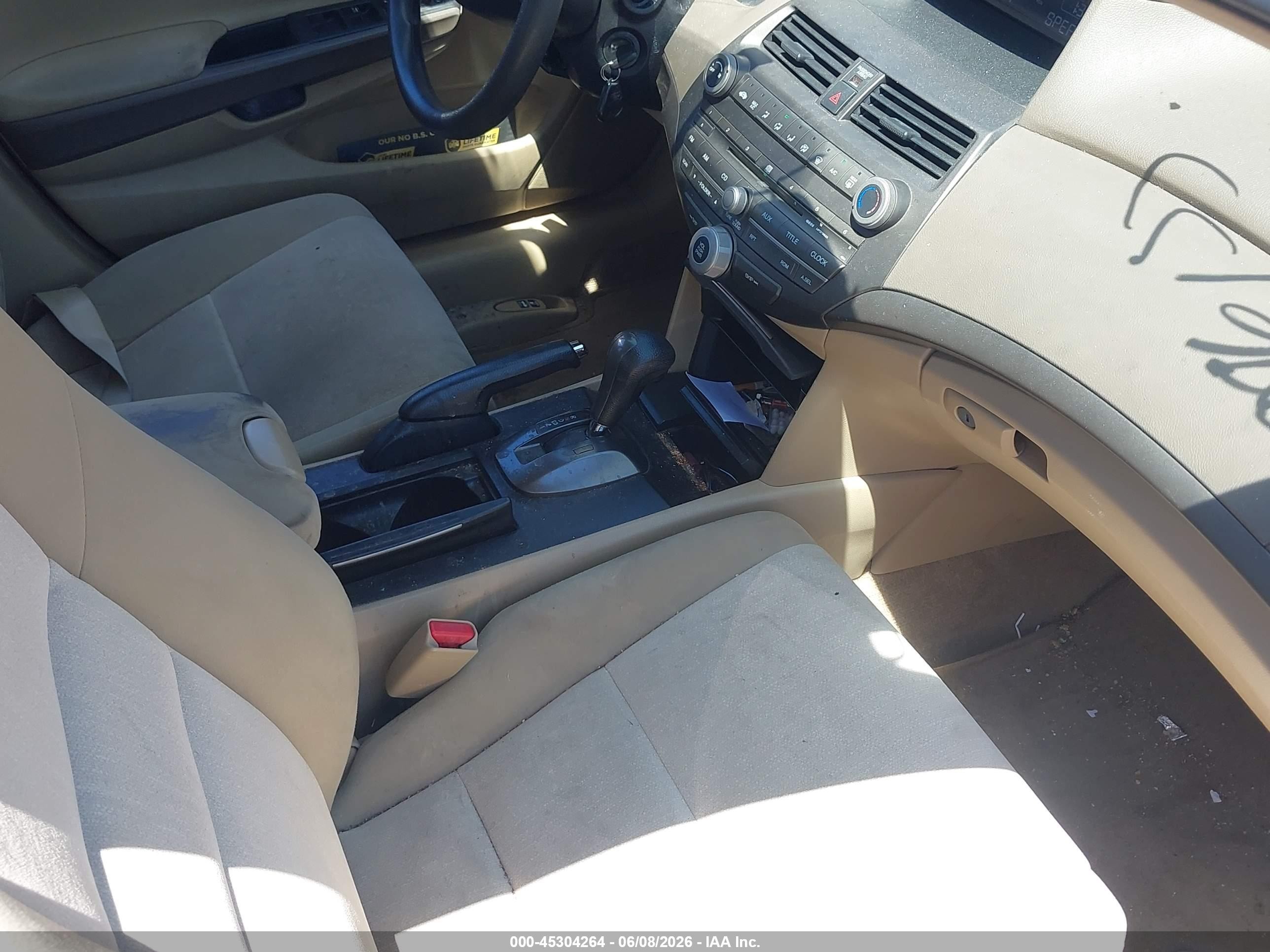 2009 Honda Accord 2.4 Lx Maroon vin: 1HGCP26329A056939