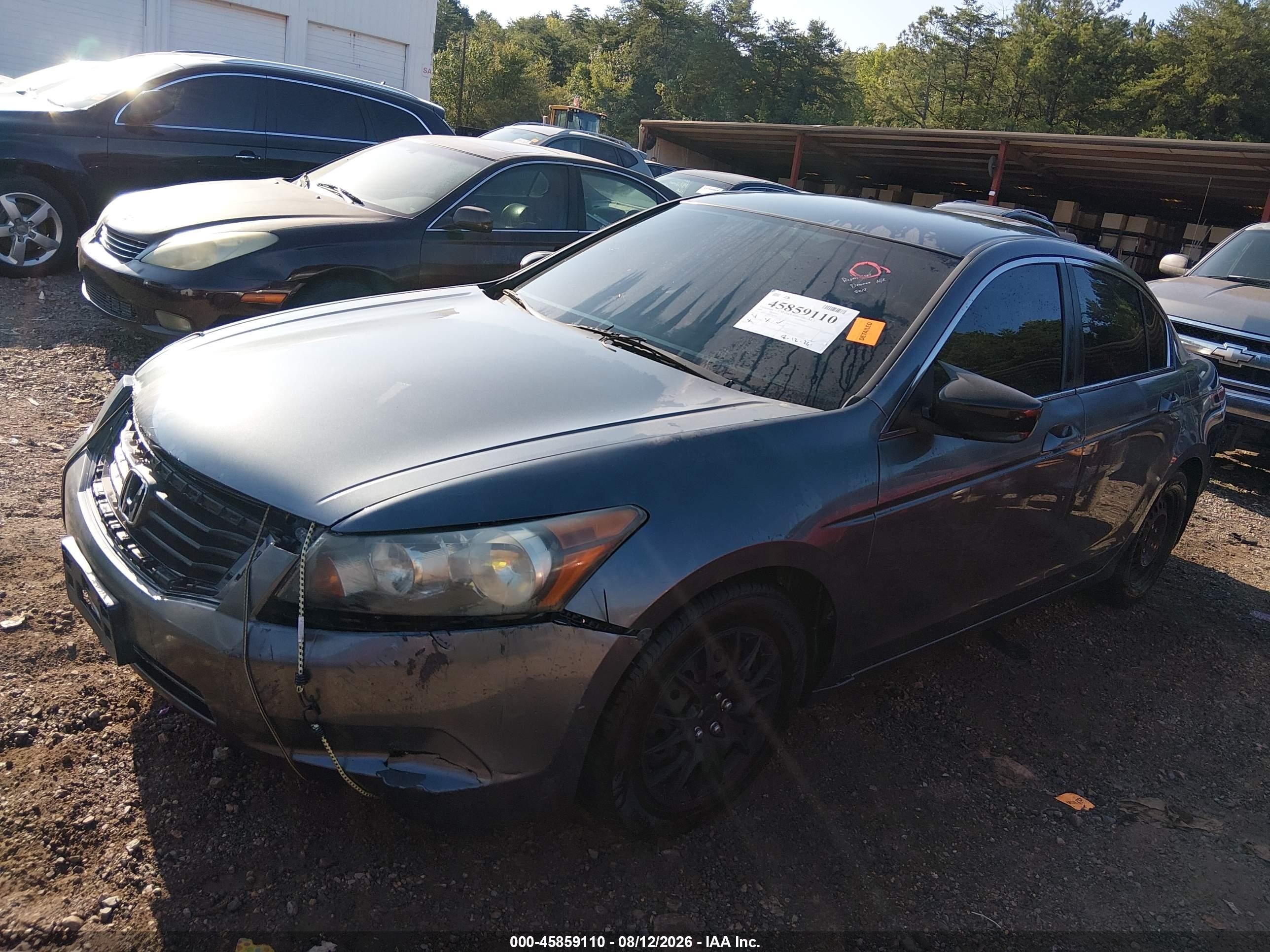 2009 Honda Accord 2.4 Lx Серый vin: 1HGCP26329A089830