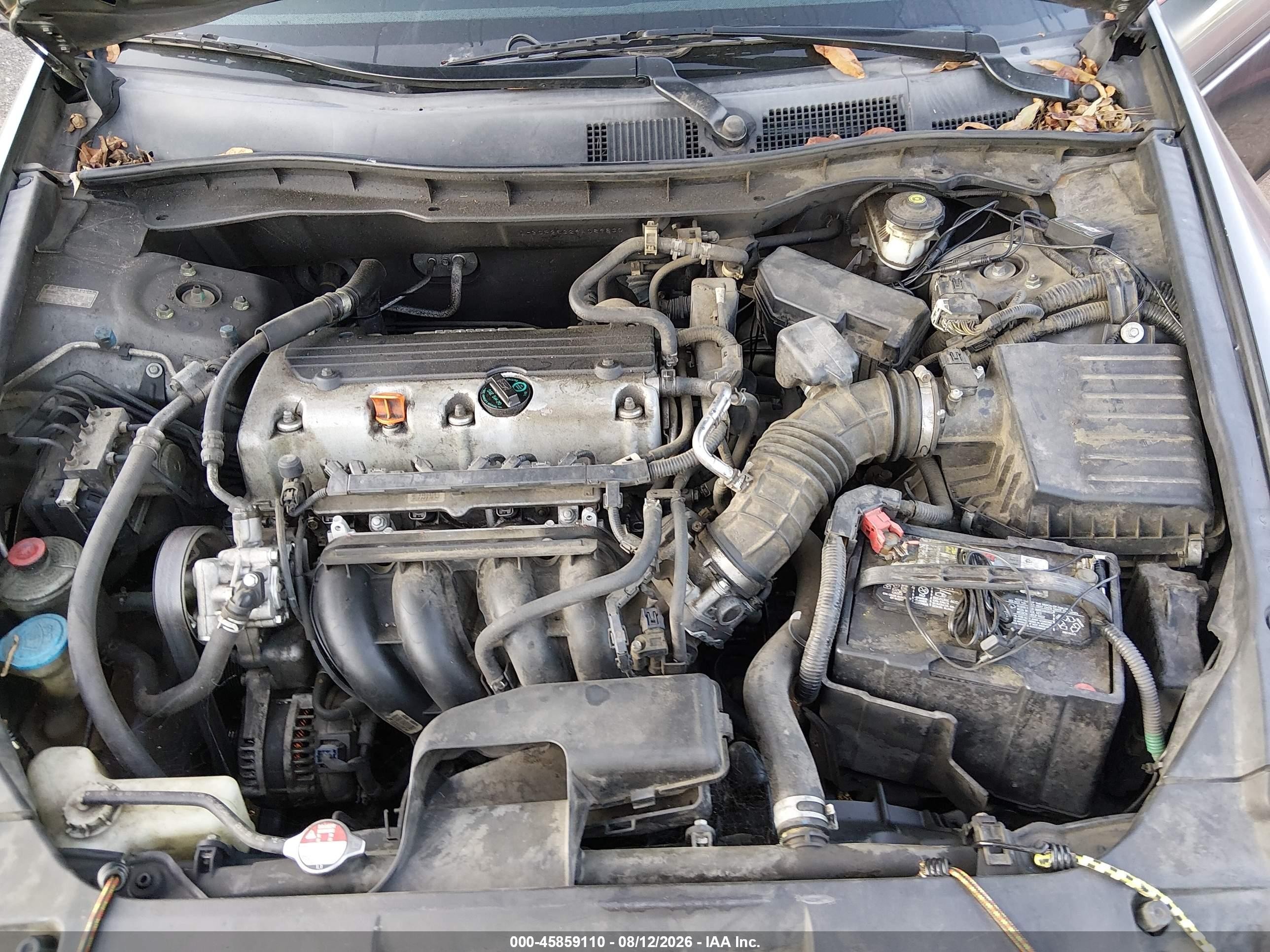 2009 Honda Accord 2.4 Lx Серый vin: 1HGCP26329A089830