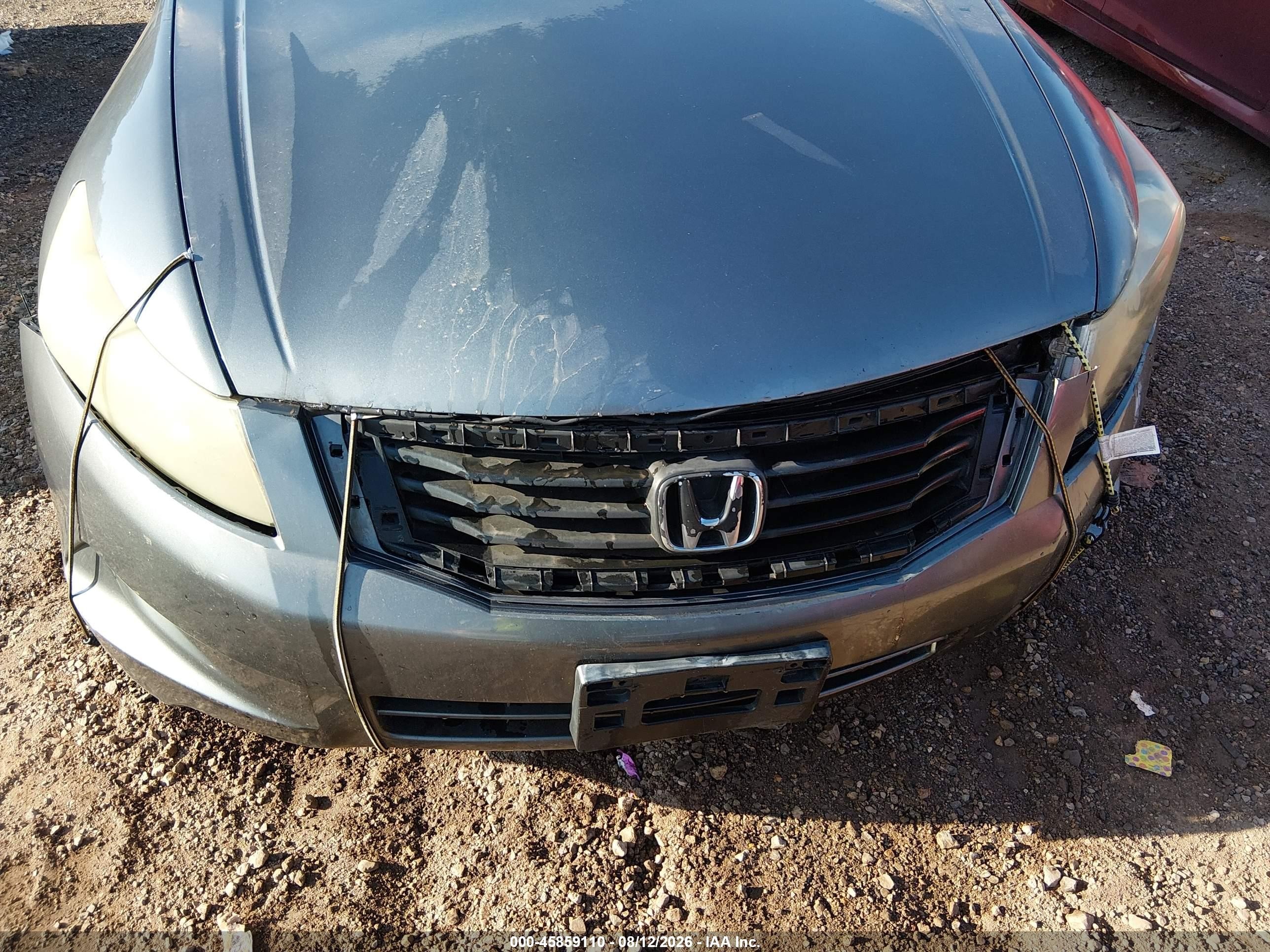 2009 Honda Accord 2.4 Lx Серый vin: 1HGCP26329A089830