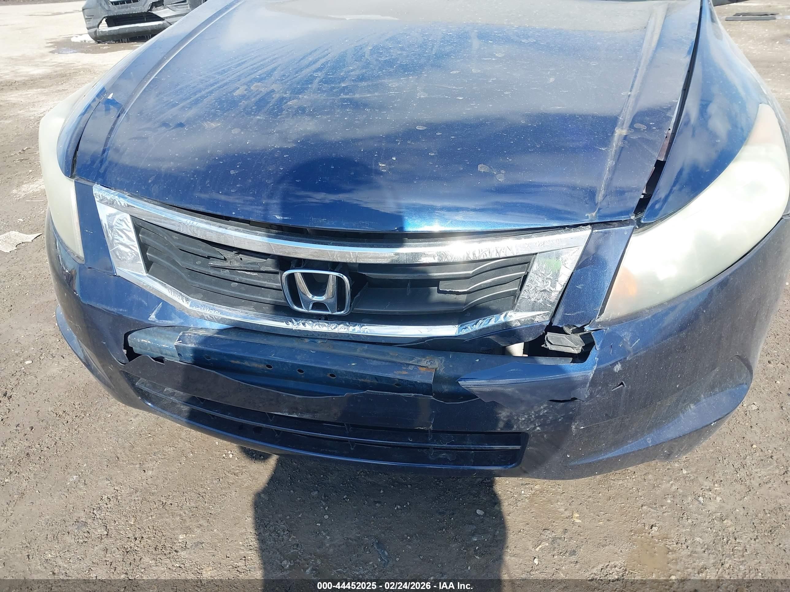 2009 Honda Accord 2.4 Lx Dark Blue vin: 1HGCP26329A111194