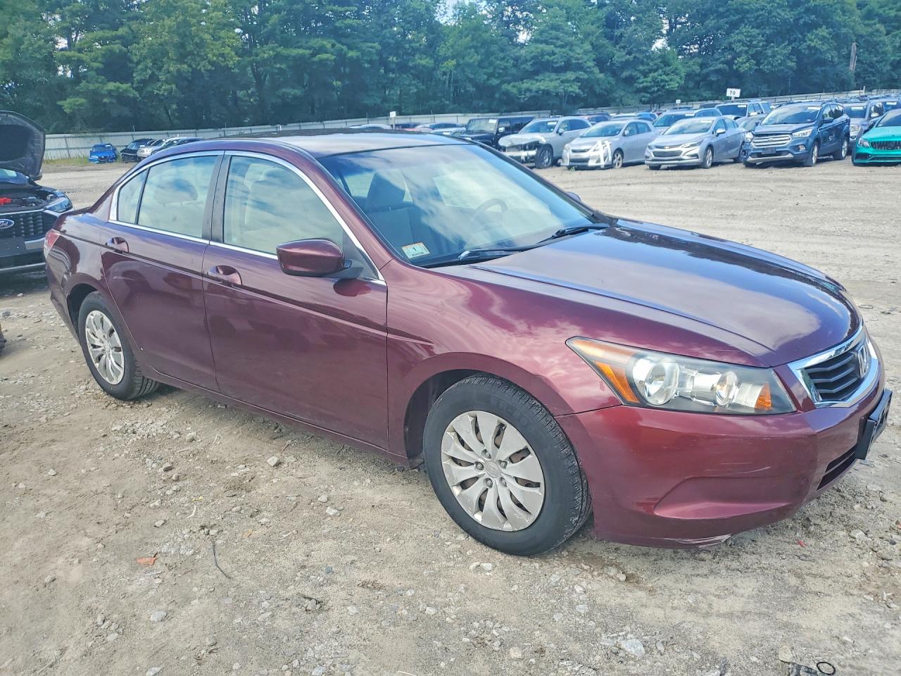 2009 Honda Accord Lx Maroon vin: 1HGCP26329A122695