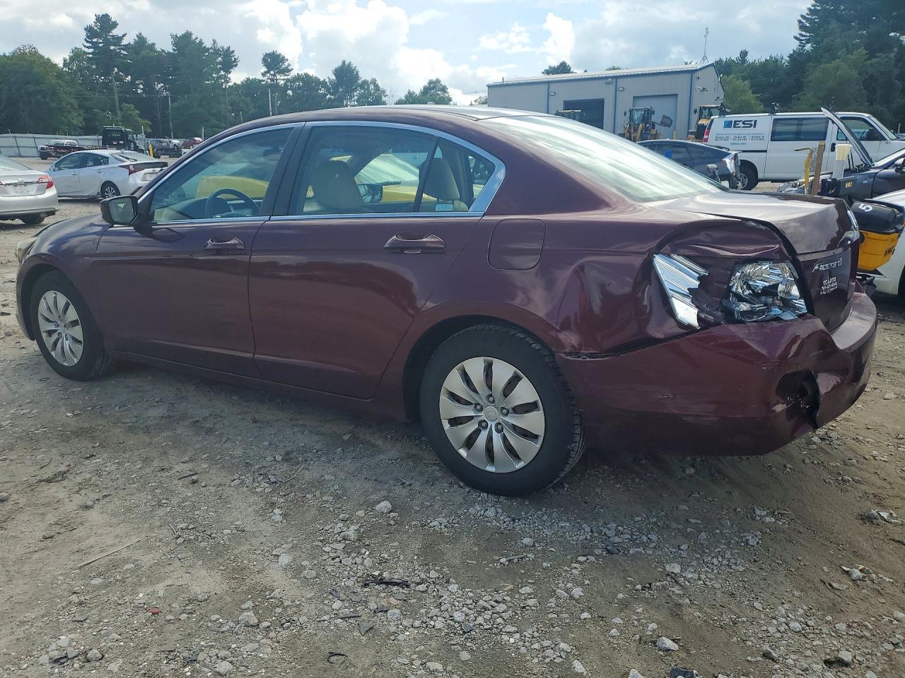 2009 Honda Accord Lx Maroon vin: 1HGCP26329A122695