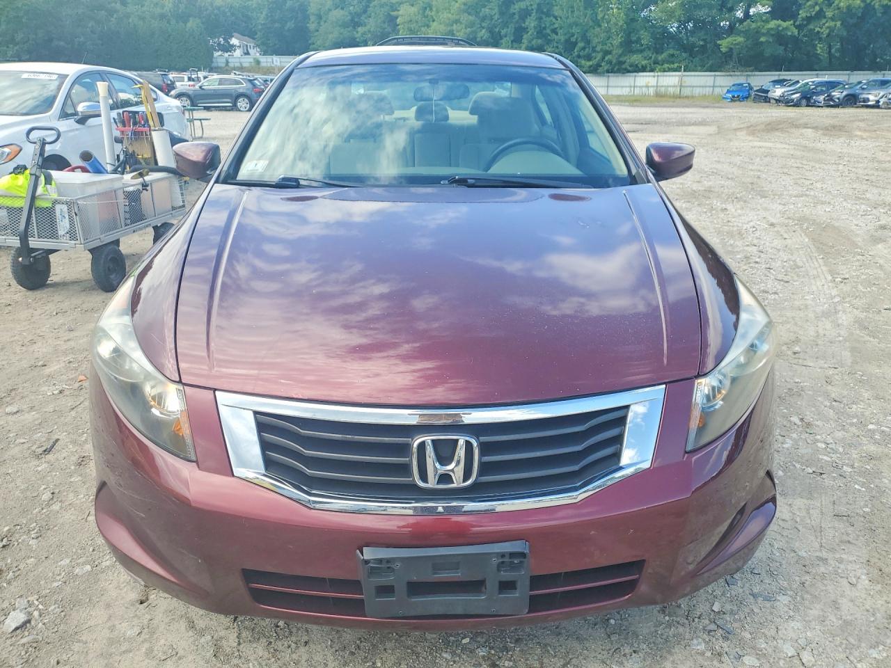 2009 Honda Accord Lx Maroon vin: 1HGCP26329A122695