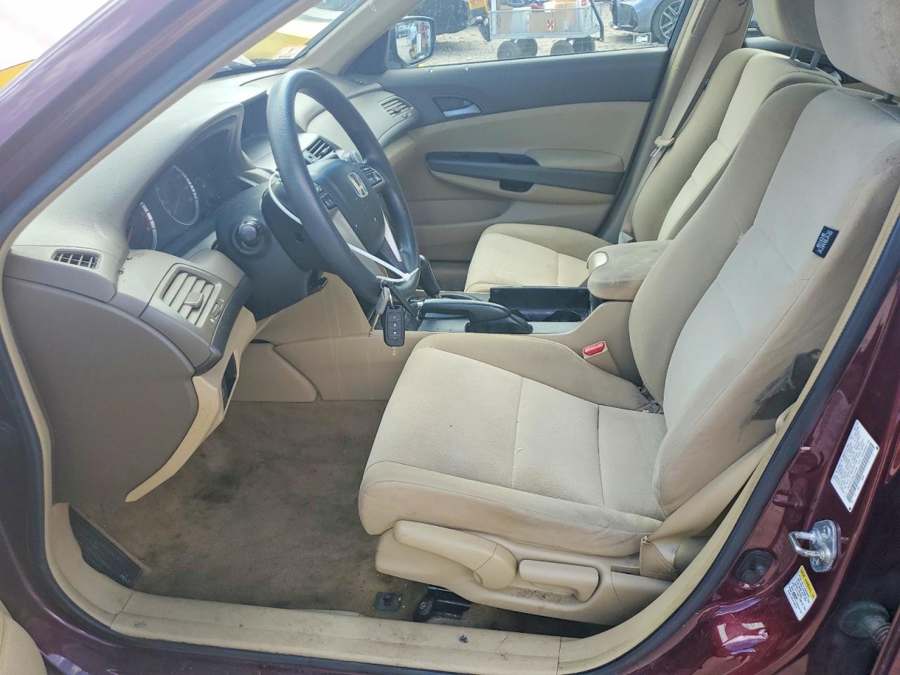 2009 Honda Accord Lx Maroon vin: 1HGCP26329A122695