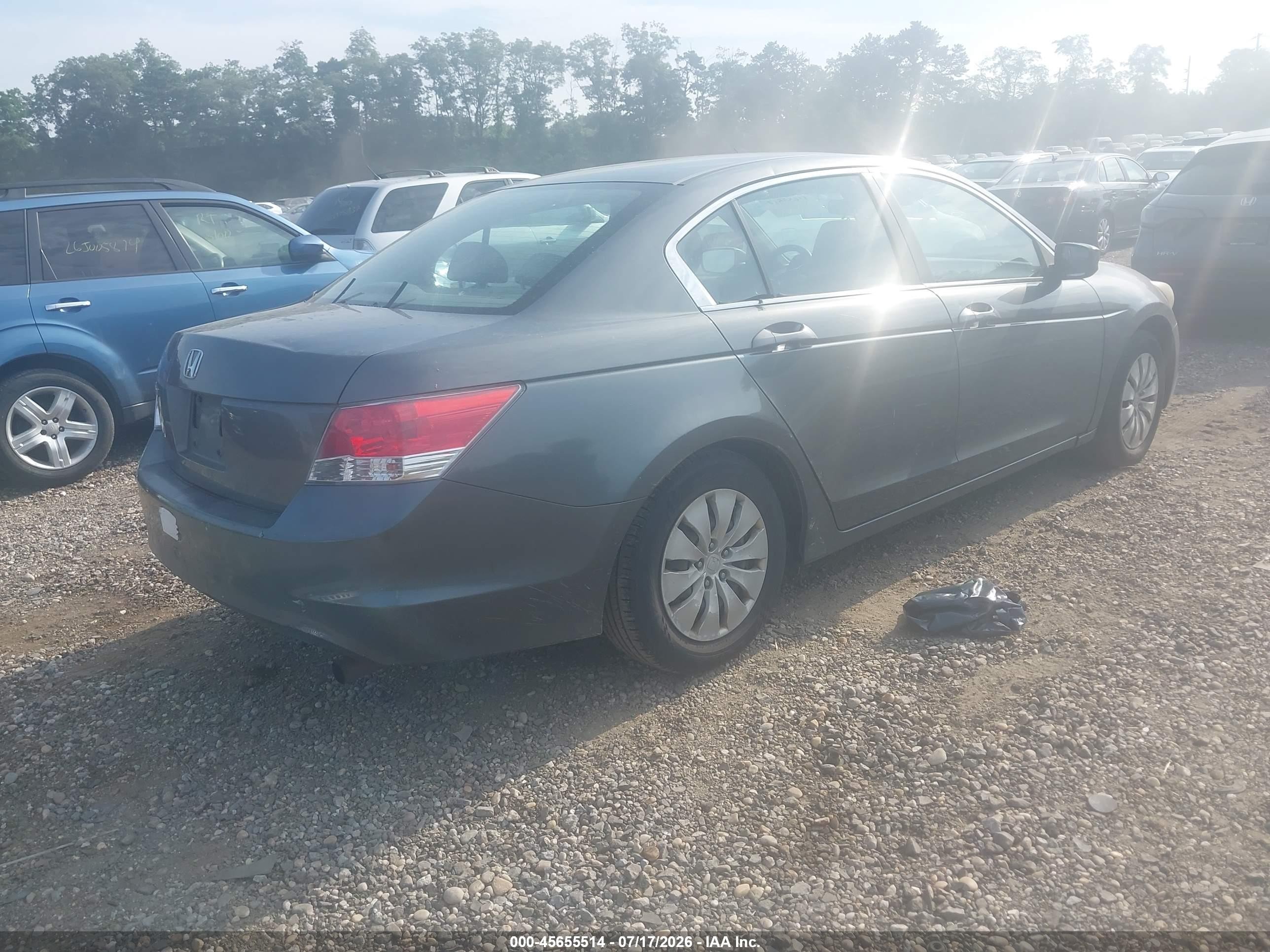 2009 Honda Accord 2.4 Lx Gray vin: 1HGCP26329A128481