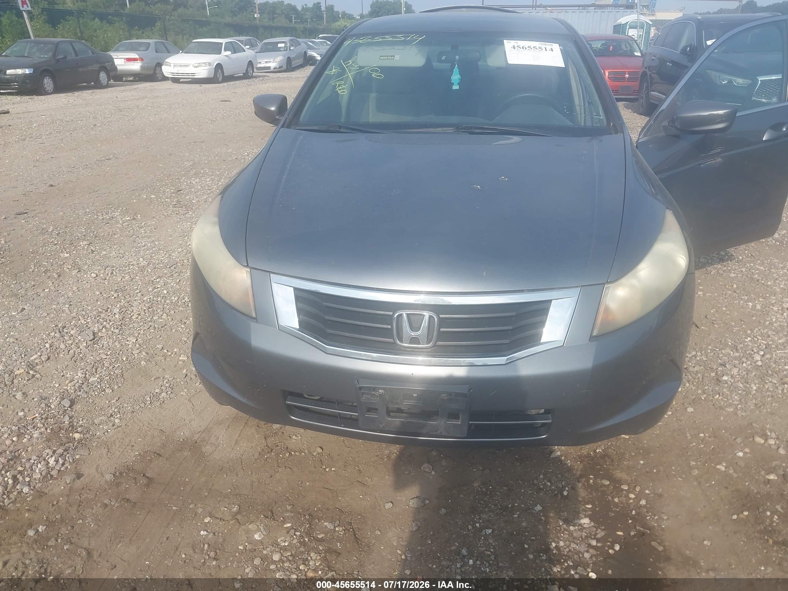 2009 Honda Accord 2.4 Lx Gray vin: 1HGCP26329A128481