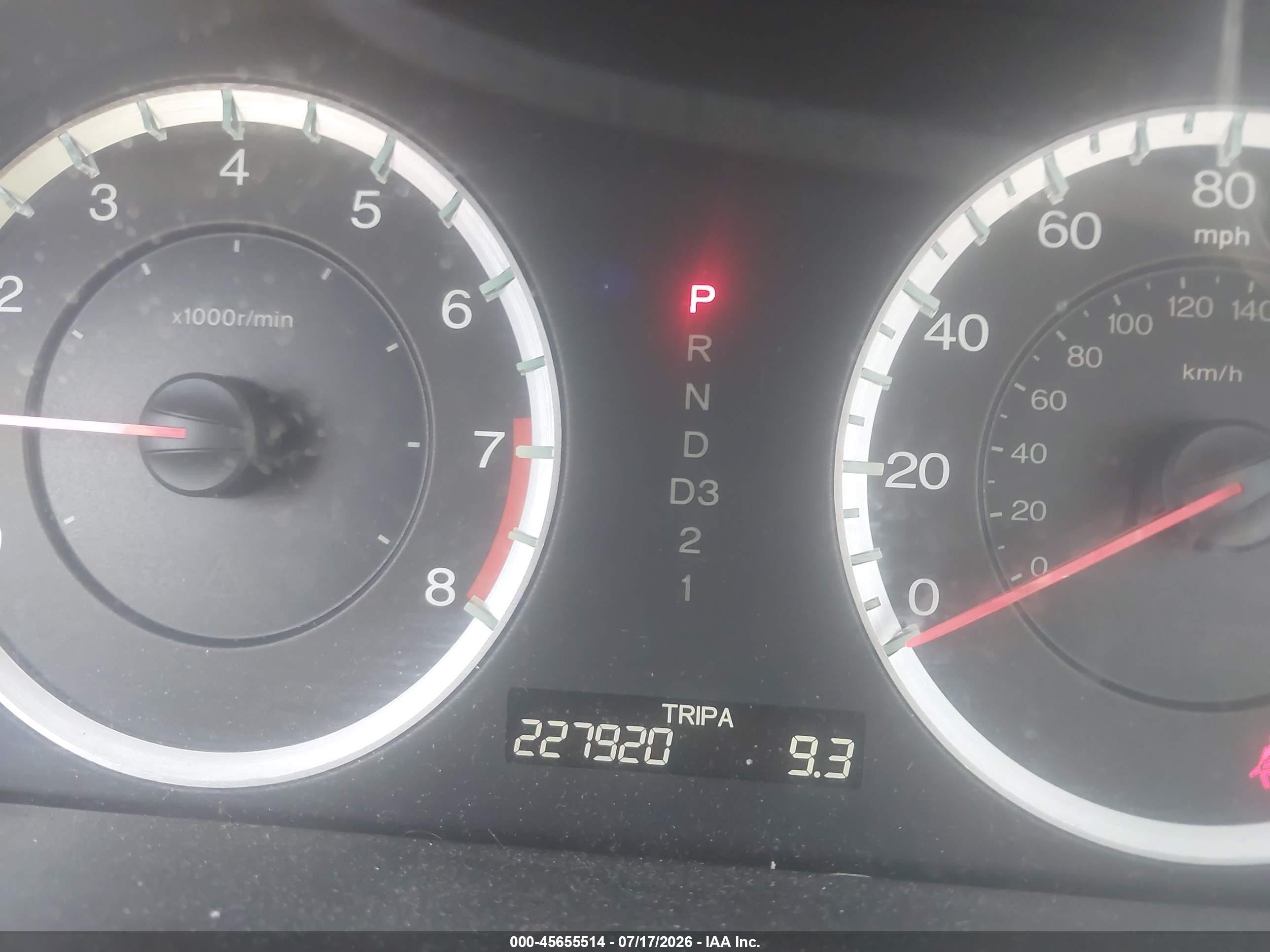 2009 Honda Accord 2.4 Lx Gray vin: 1HGCP26329A128481