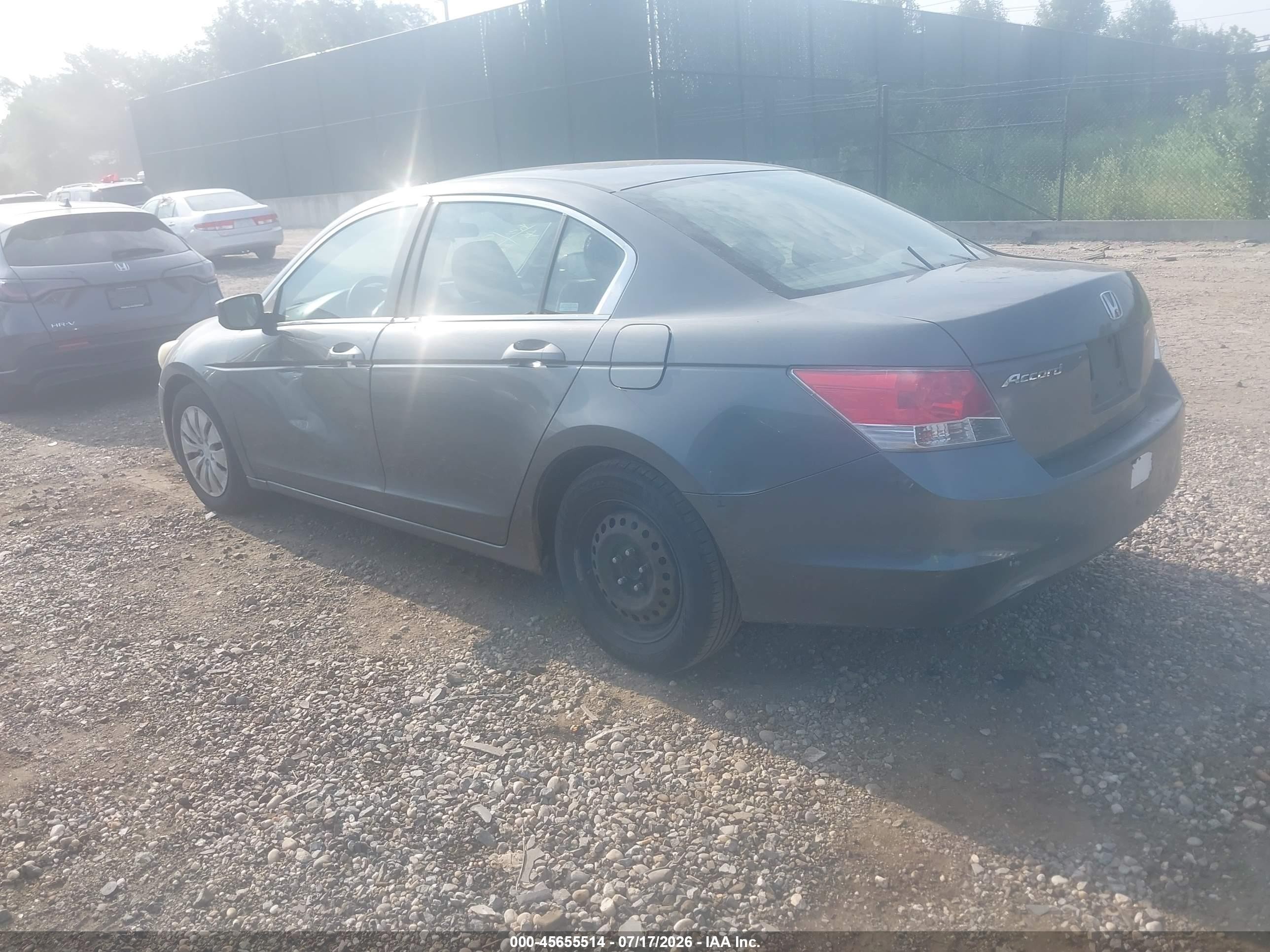 2009 Honda Accord 2.4 Lx Gray vin: 1HGCP26329A128481