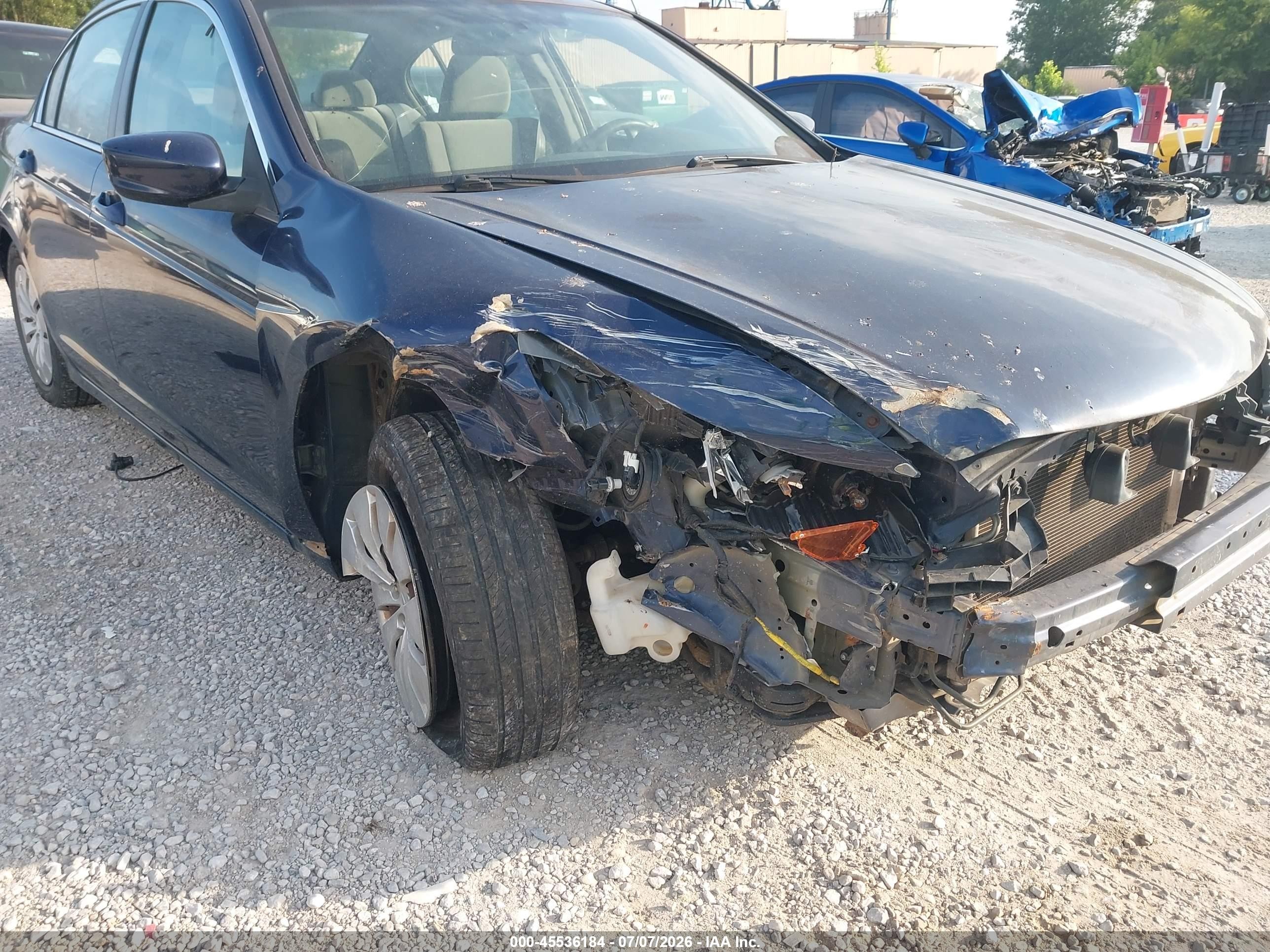 2009 Honda Accord 2.4 Lx Blue vin: 1HGCP26329A130215