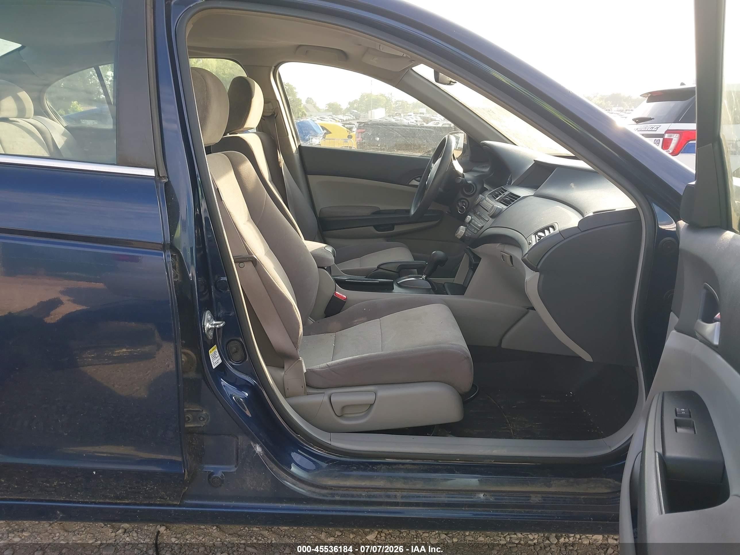 2009 Honda Accord 2.4 Lx Blue vin: 1HGCP26329A130215