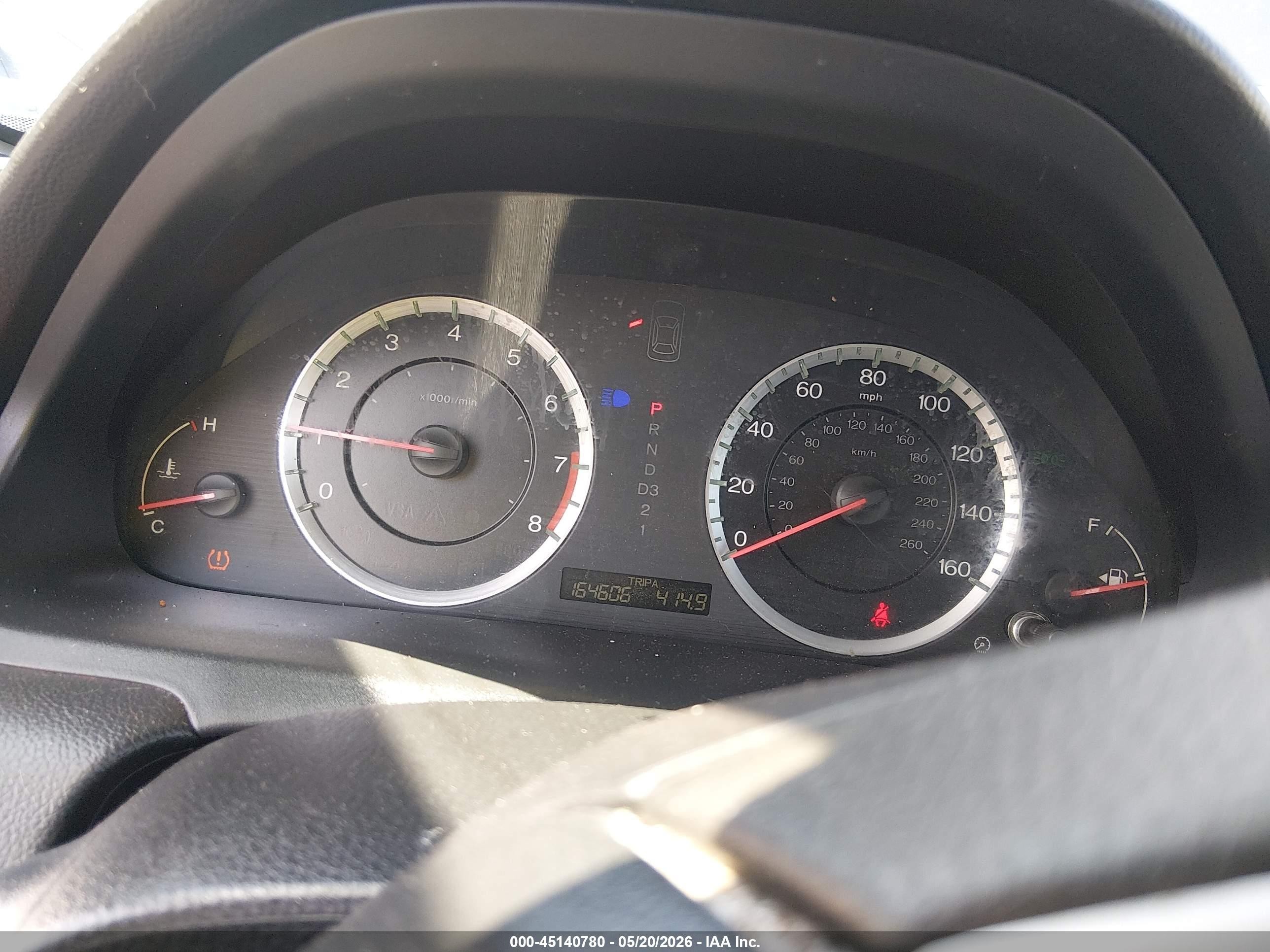2009 Honda Accord 2.4 Lx Серый vin: 1HGCP26329A130974