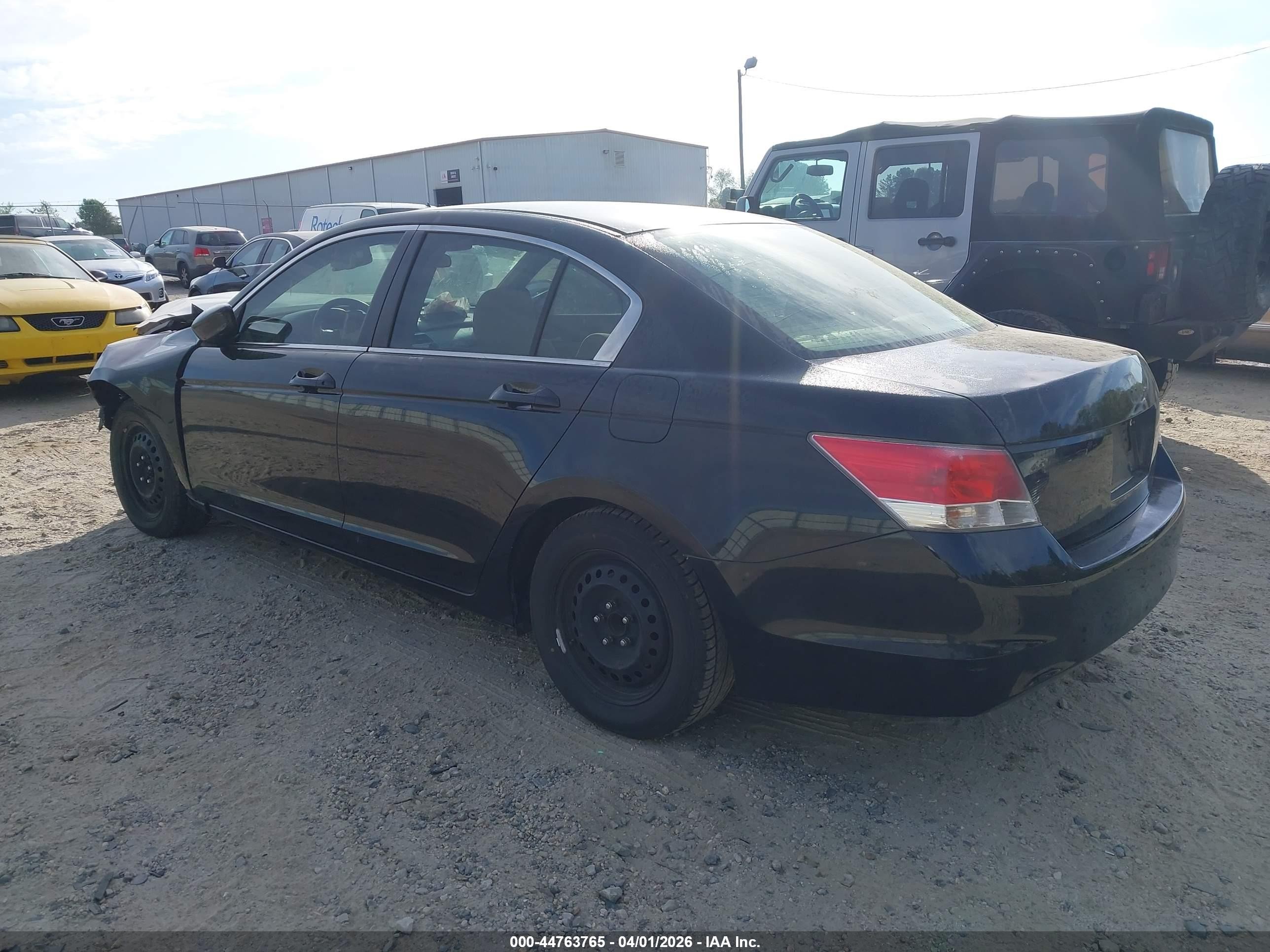 2009 Honda Accord 2.4 Lx Black vin: 1HGCP26329A133454