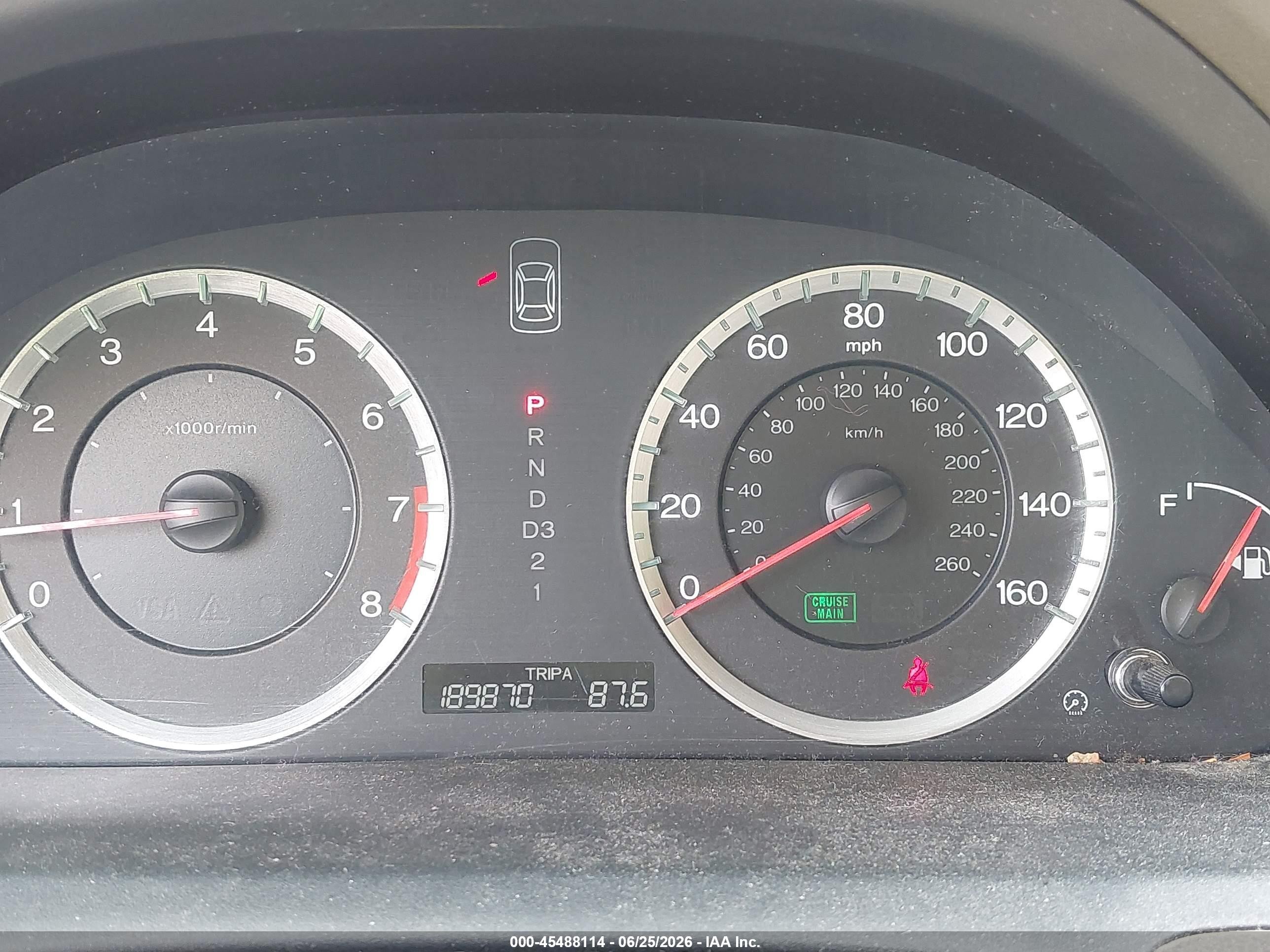 2009 Honda Accord 2.4 Lx Белый vin: 1HGCP26329A173890