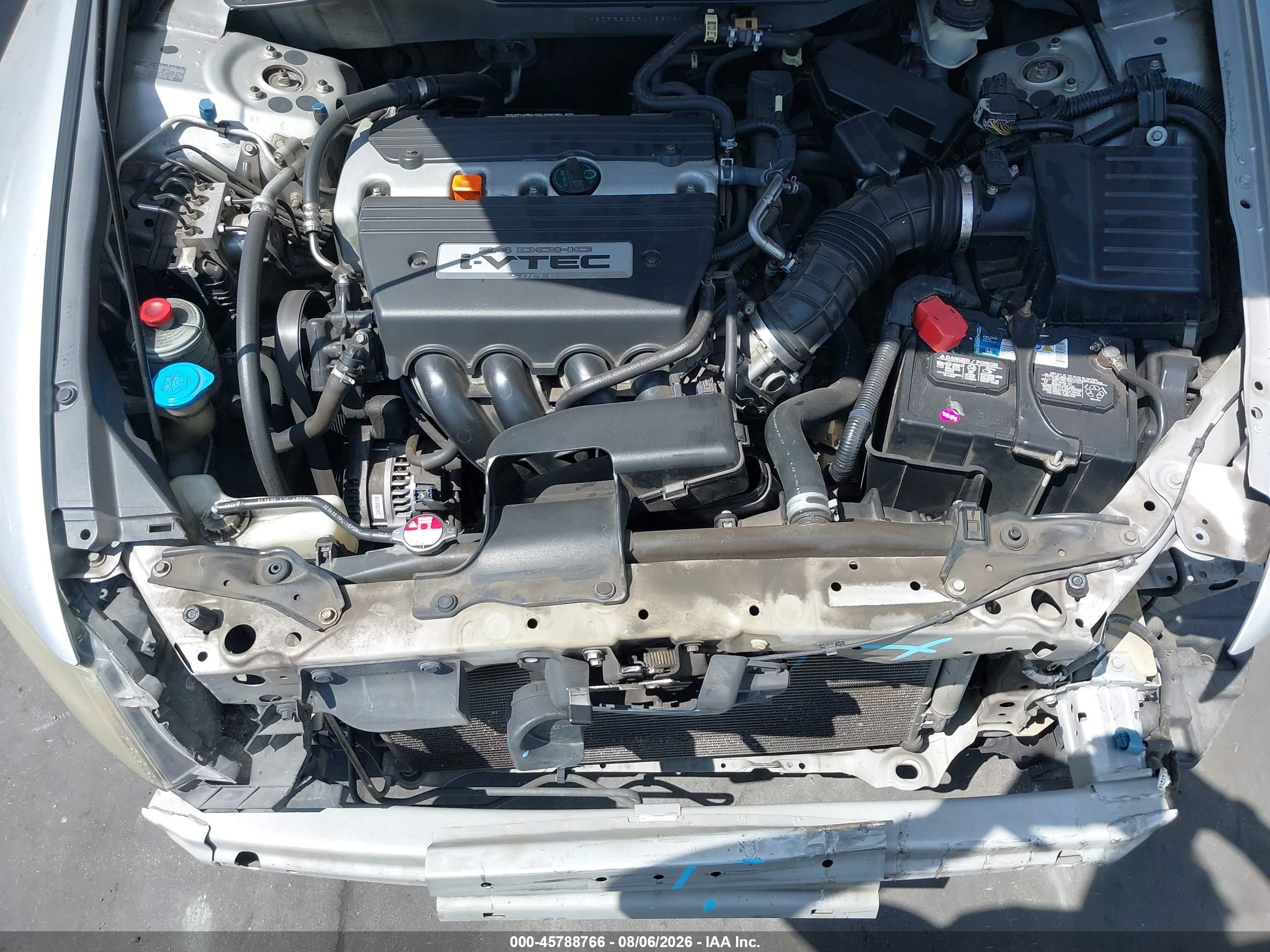 2009 Honda Accord 2.4 Lx Серебряный vin: 1HGCP26329A188034
