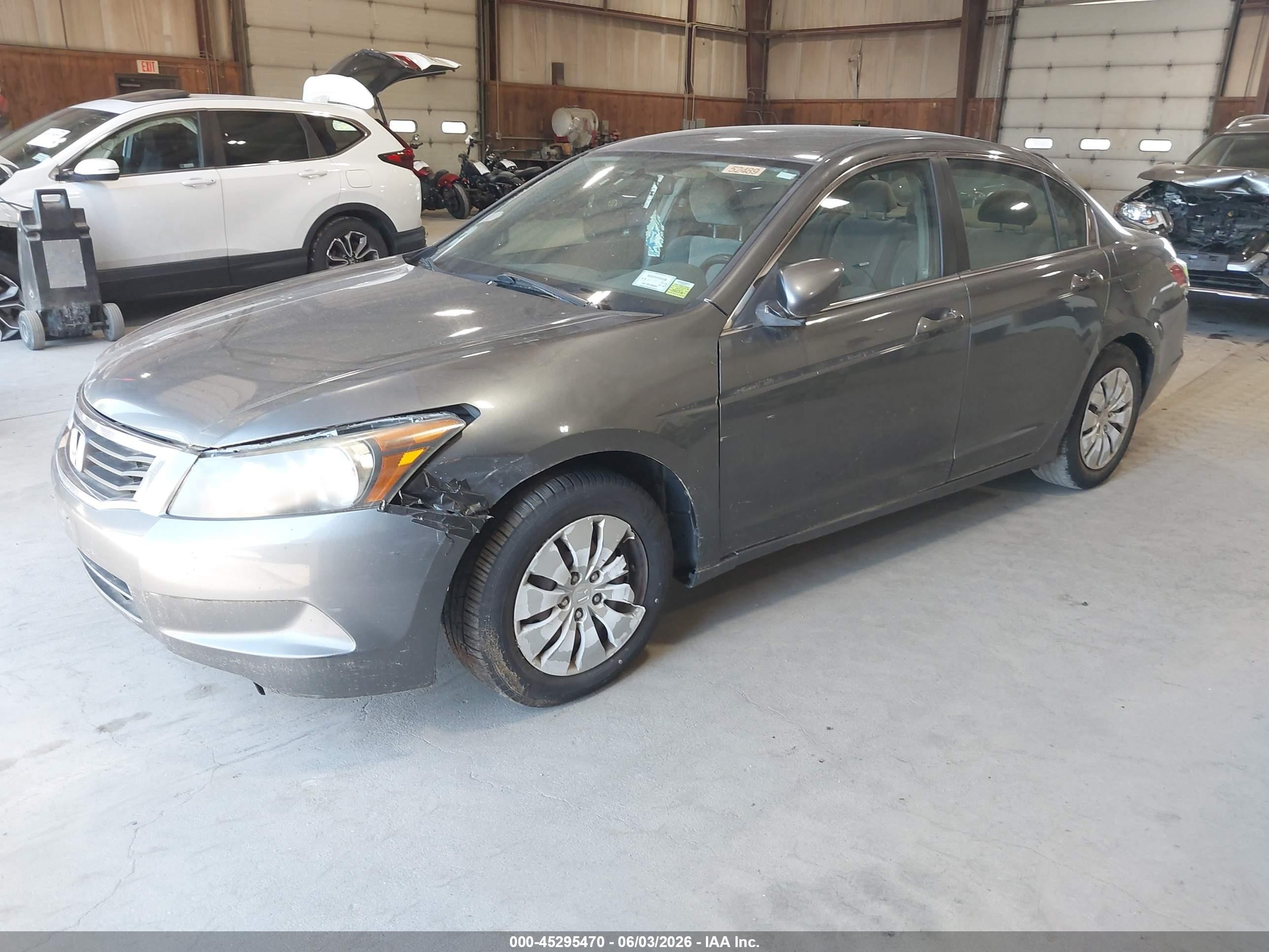 2009 Honda Accord 2.4 Lx Серый vin: 1HGCP26329A188969