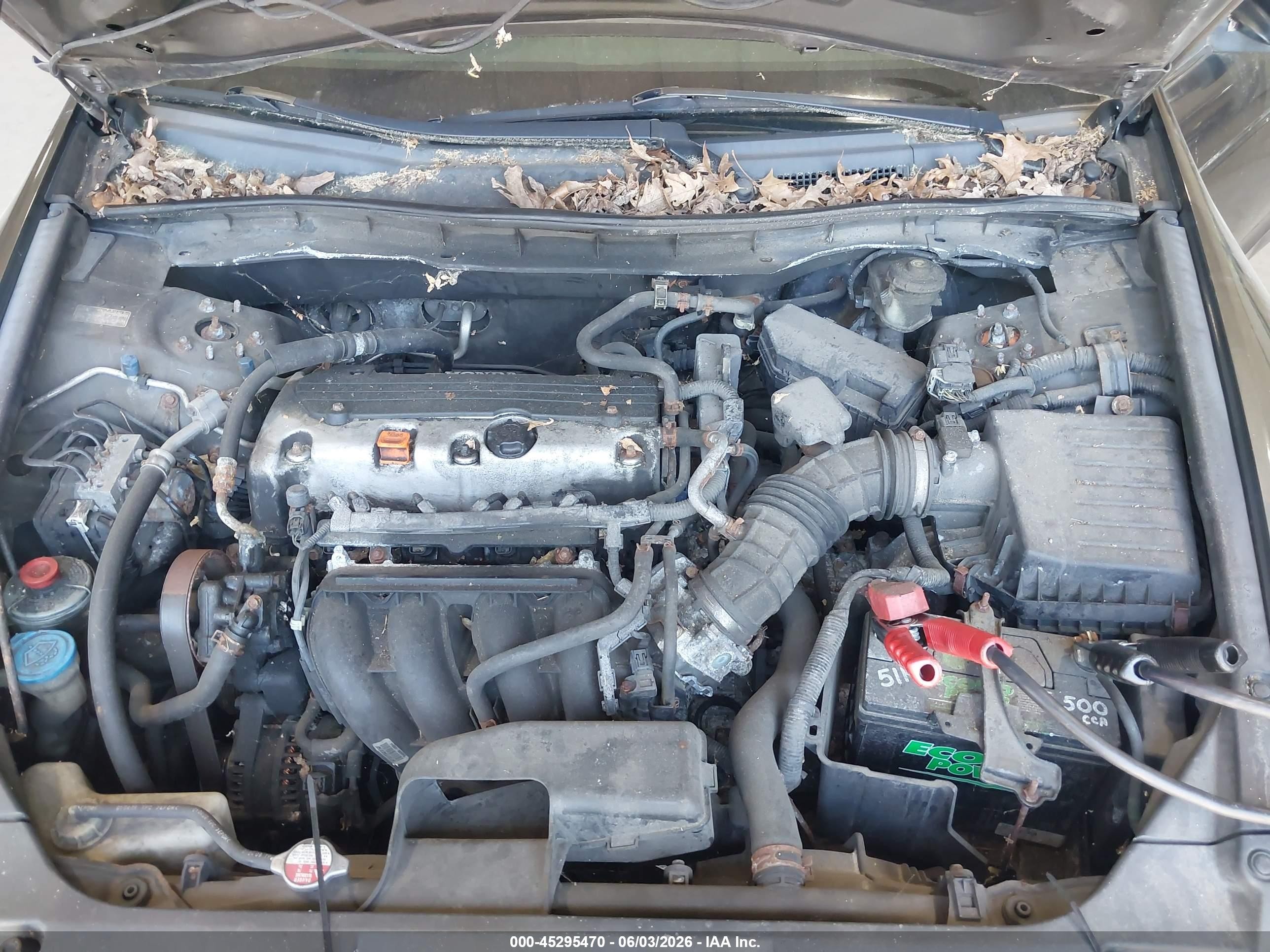 2009 Honda Accord 2.4 Lx Серый vin: 1HGCP26329A188969