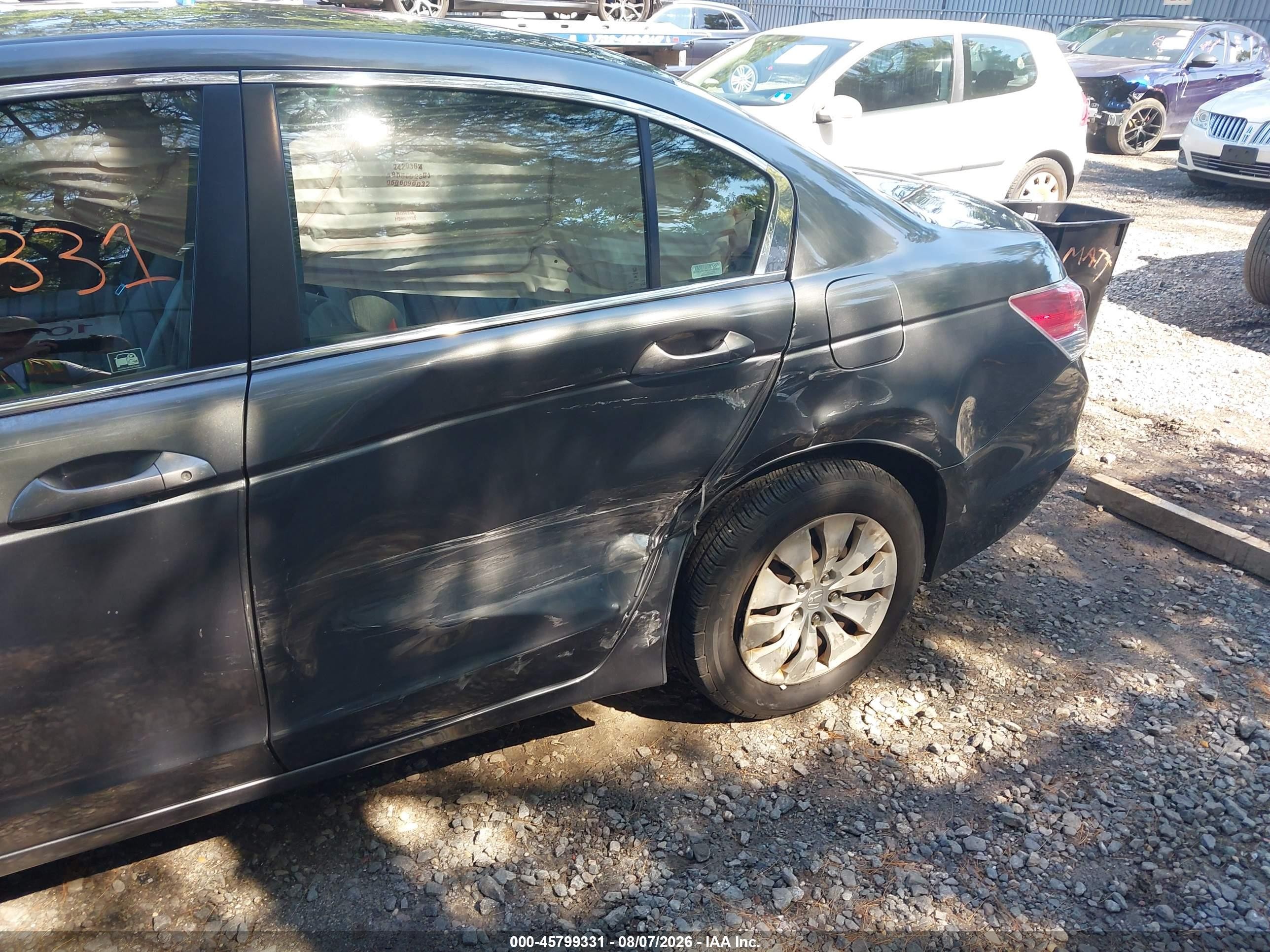 2009 Honda Accord 2.4 Lx Gray vin: 1HGCP26329A189815