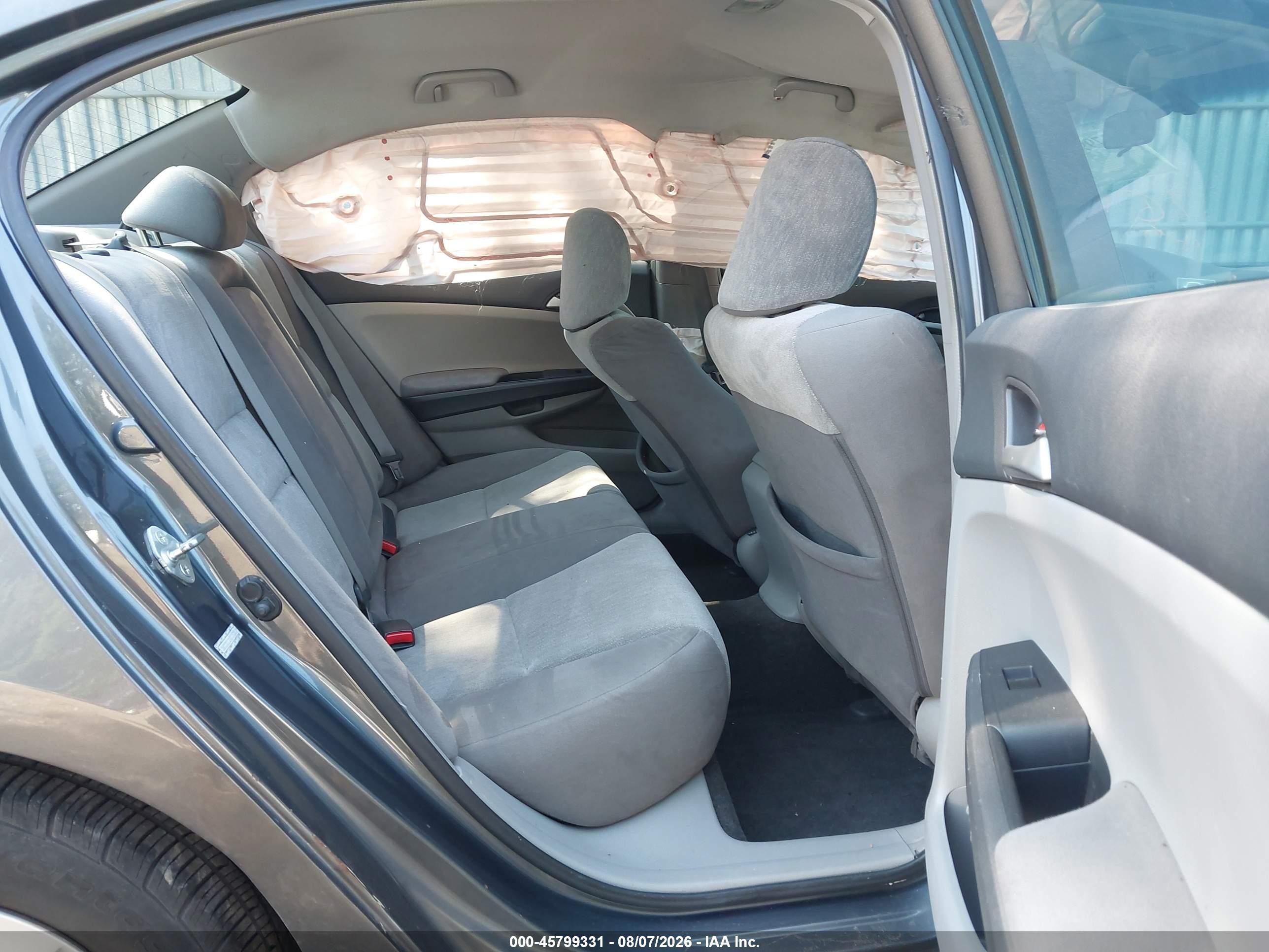 2009 Honda Accord 2.4 Lx Gray vin: 1HGCP26329A189815