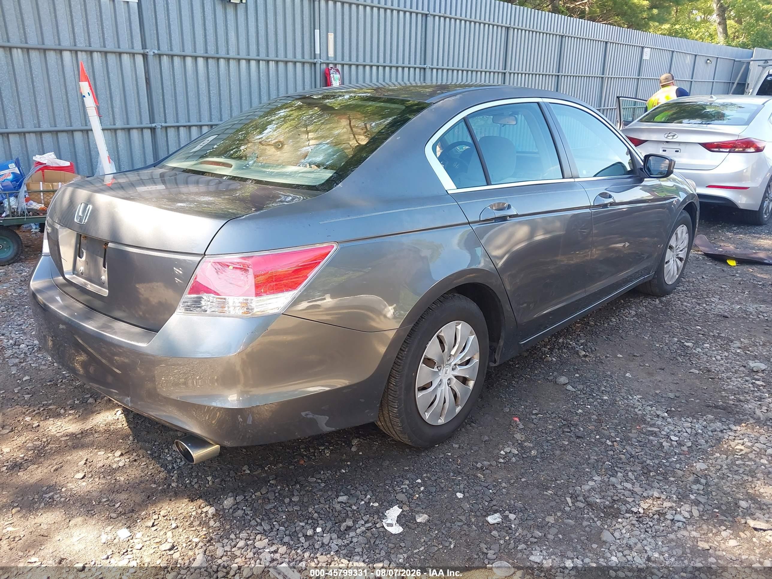 2009 Honda Accord 2.4 Lx Gray vin: 1HGCP26329A189815