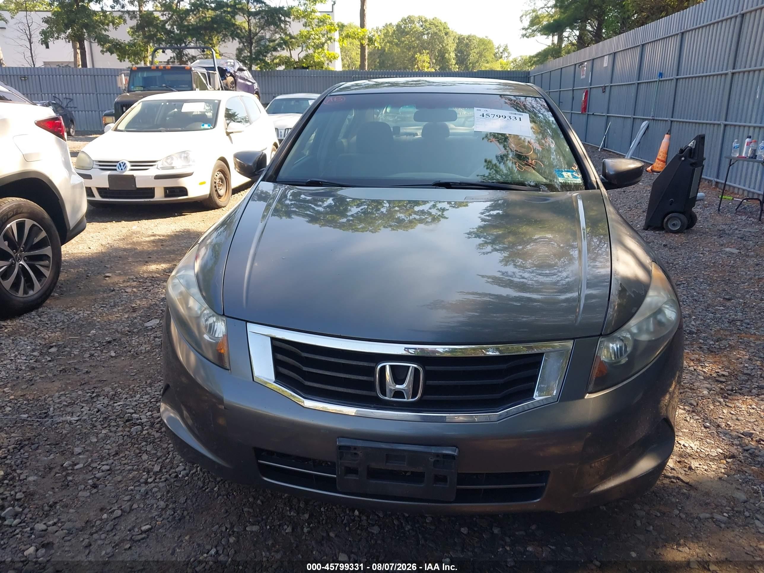 2009 Honda Accord 2.4 Lx Gray vin: 1HGCP26329A189815