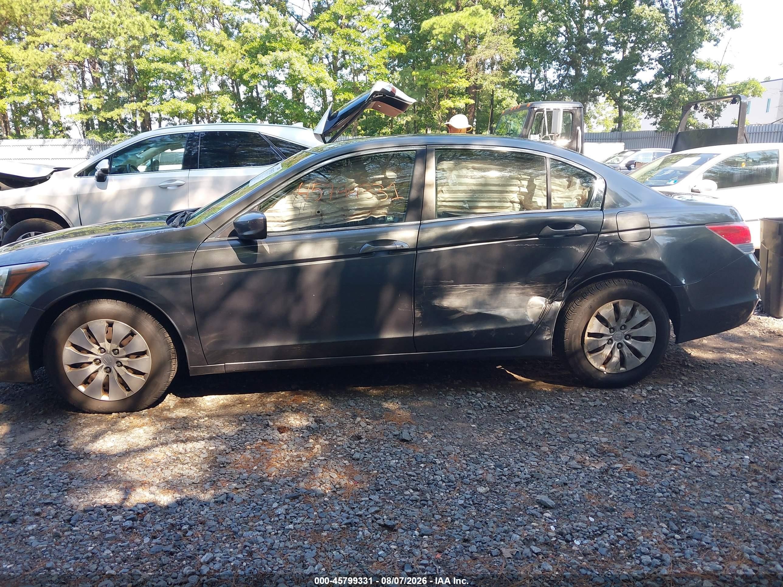 2009 Honda Accord 2.4 Lx Gray vin: 1HGCP26329A189815