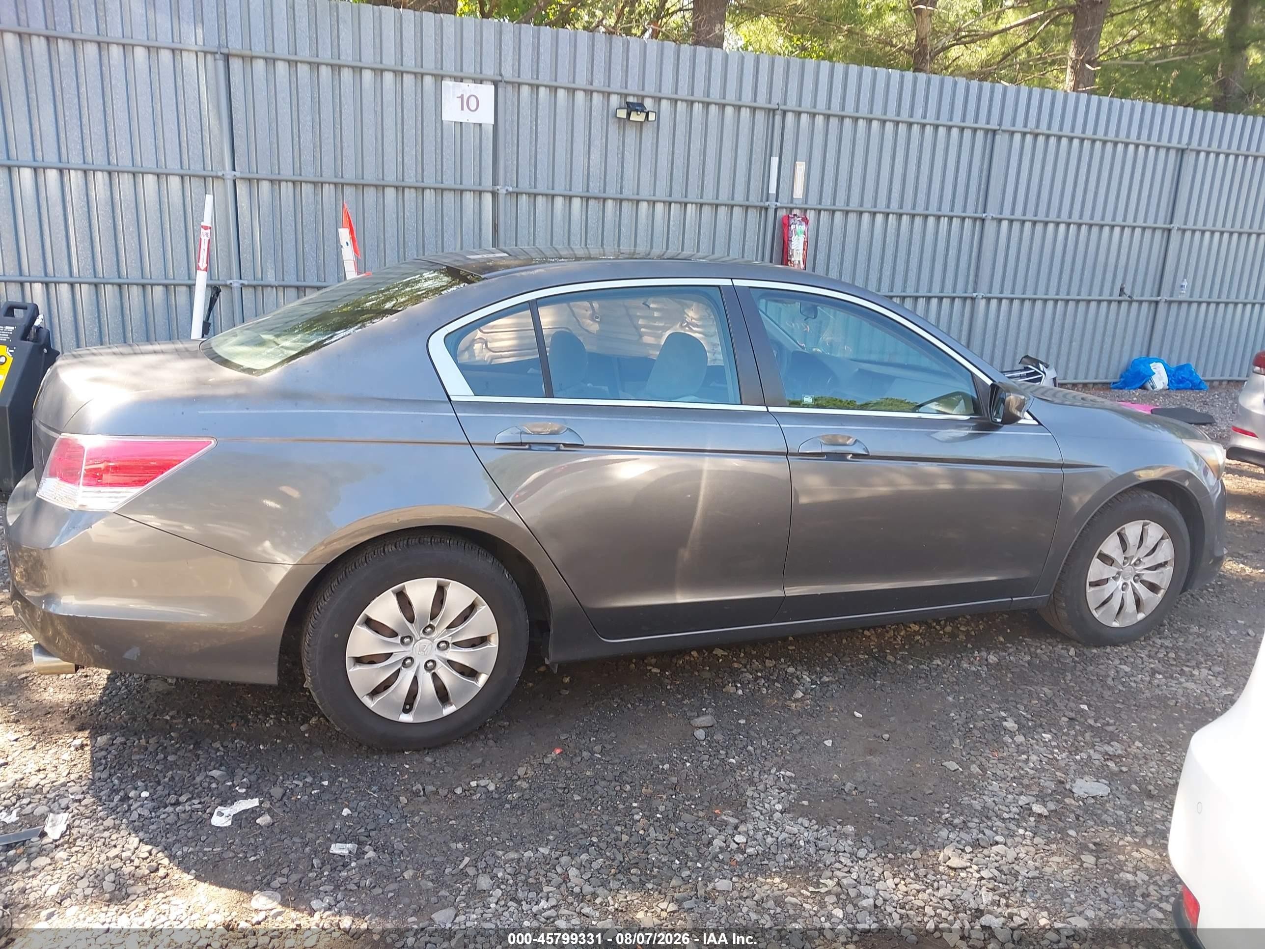 2009 Honda Accord 2.4 Lx Gray vin: 1HGCP26329A189815