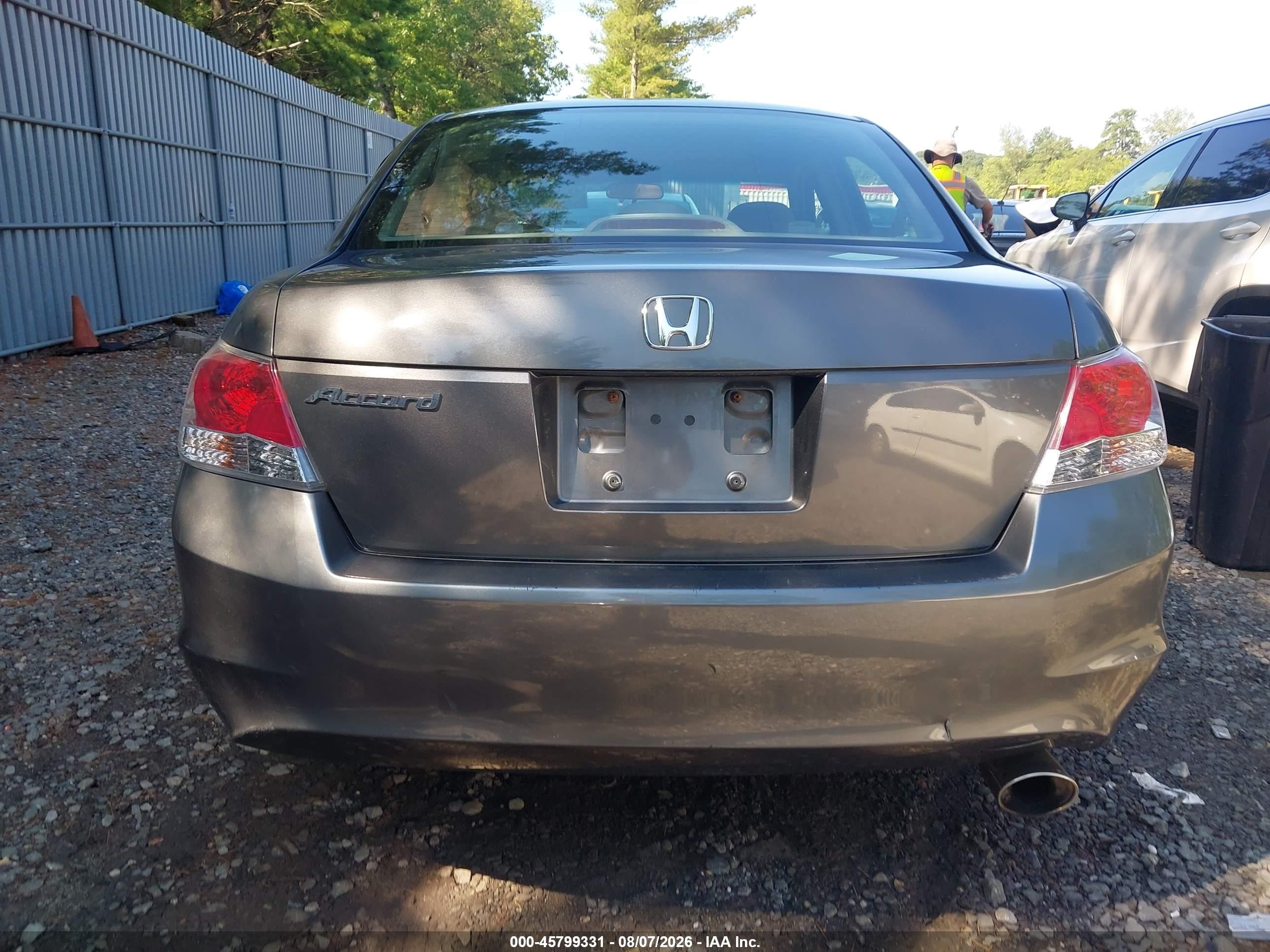 2009 Honda Accord 2.4 Lx Gray vin: 1HGCP26329A189815