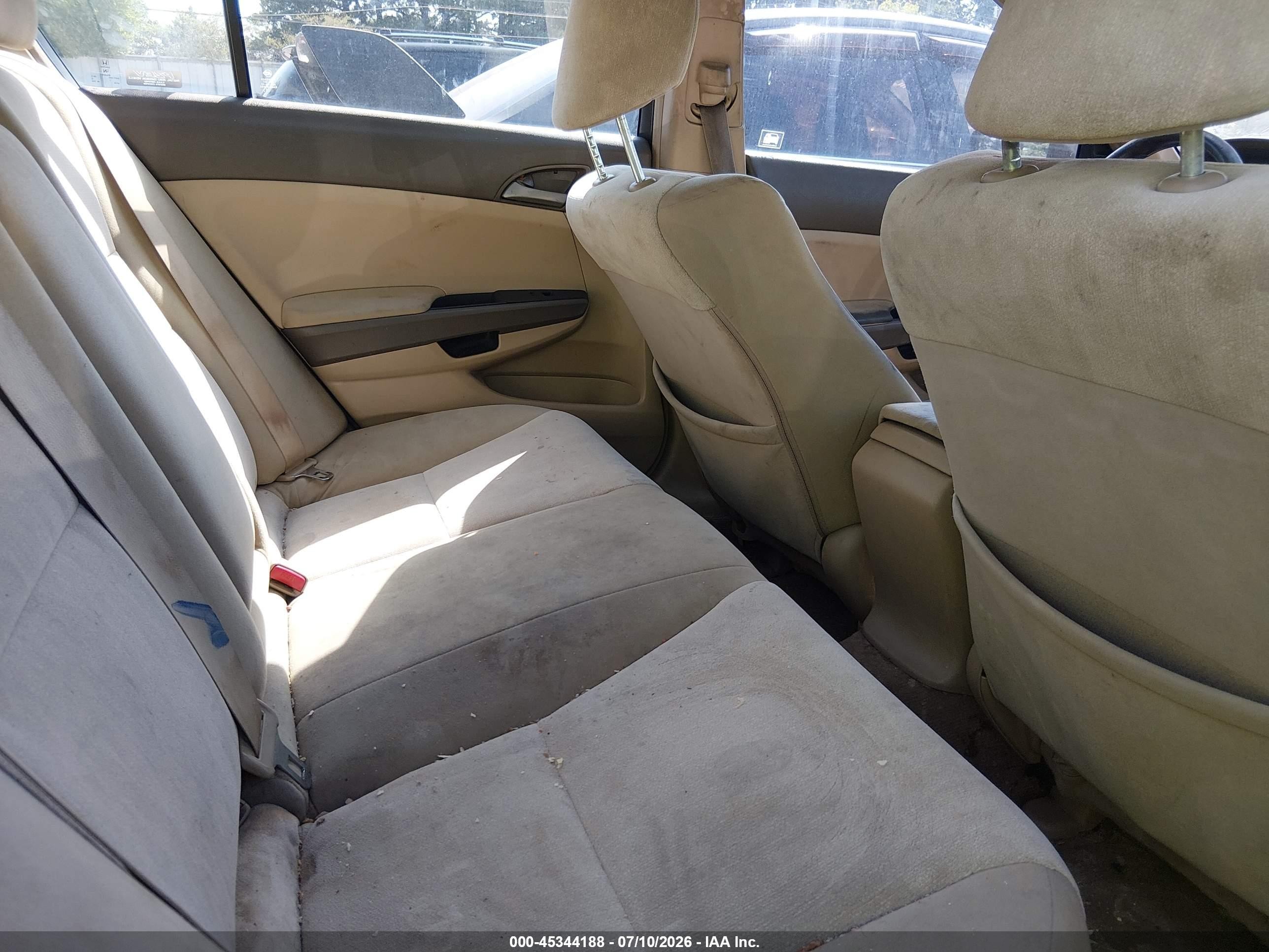 2009 Honda Accord 2.4 Lx Burgundy vin: 1HGCP26329A196084