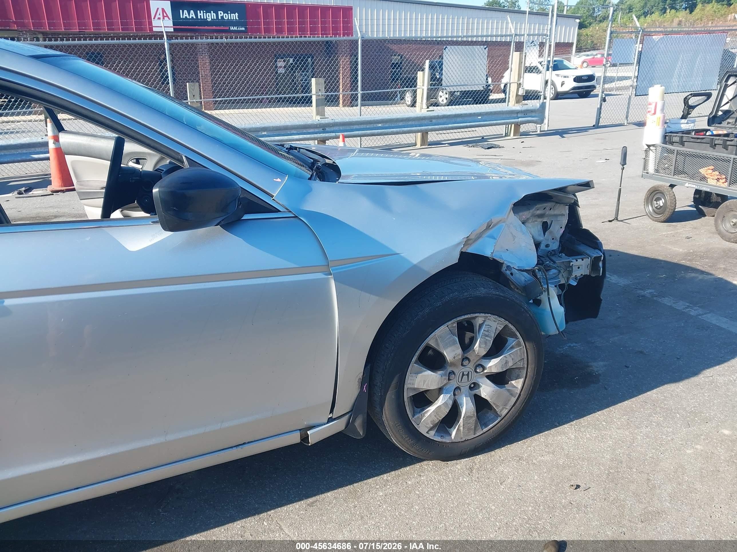 2008 Honda Accord 2.4 Lx Silver vin: 1HGCP26338A126155
