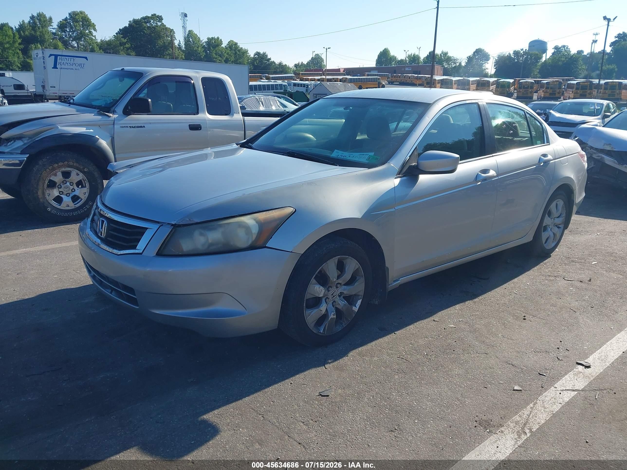 2008 Honda Accord 2.4 Lx Silver vin: 1HGCP26338A126155