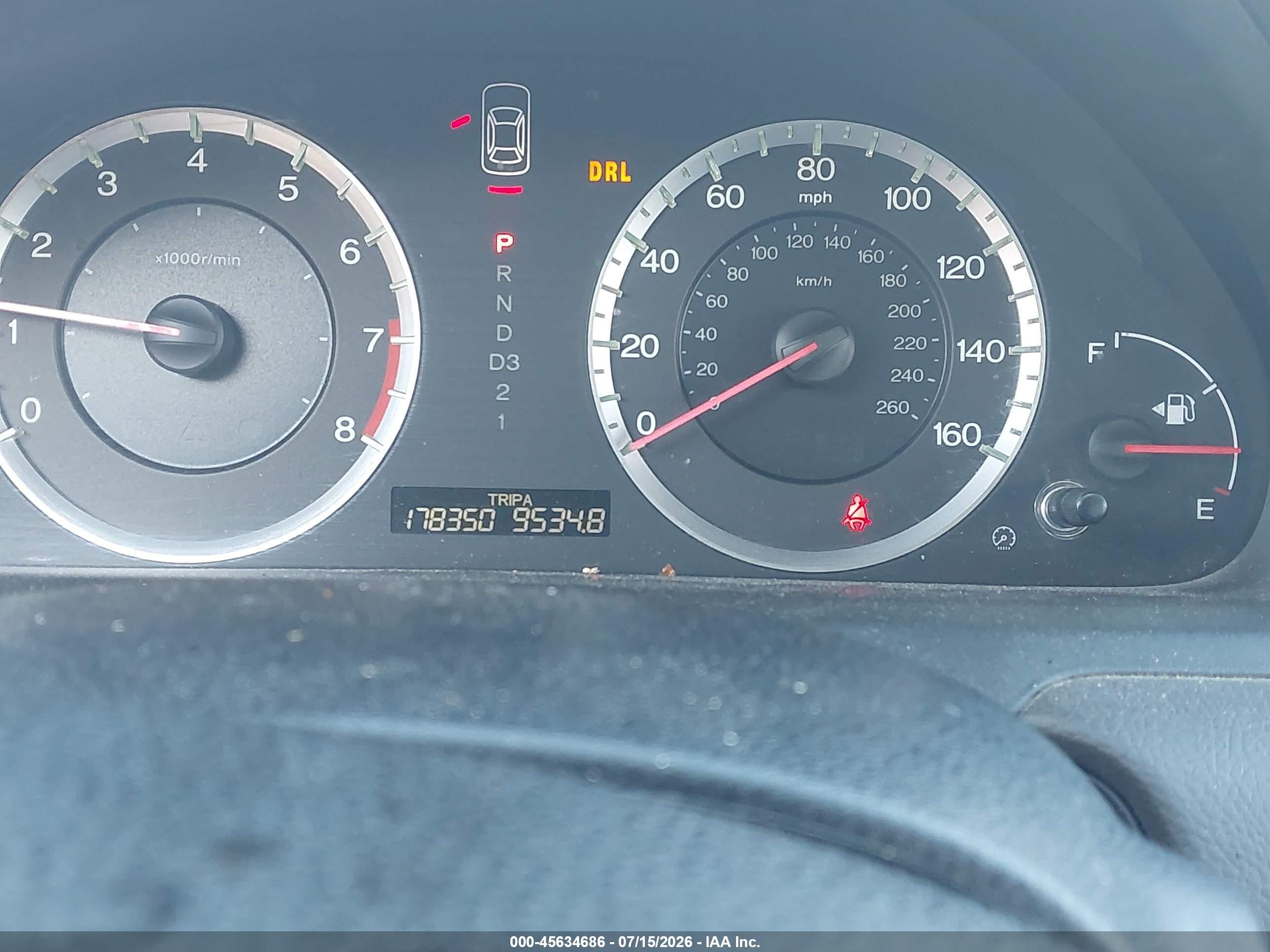 2008 Honda Accord 2.4 Lx Silver vin: 1HGCP26338A126155