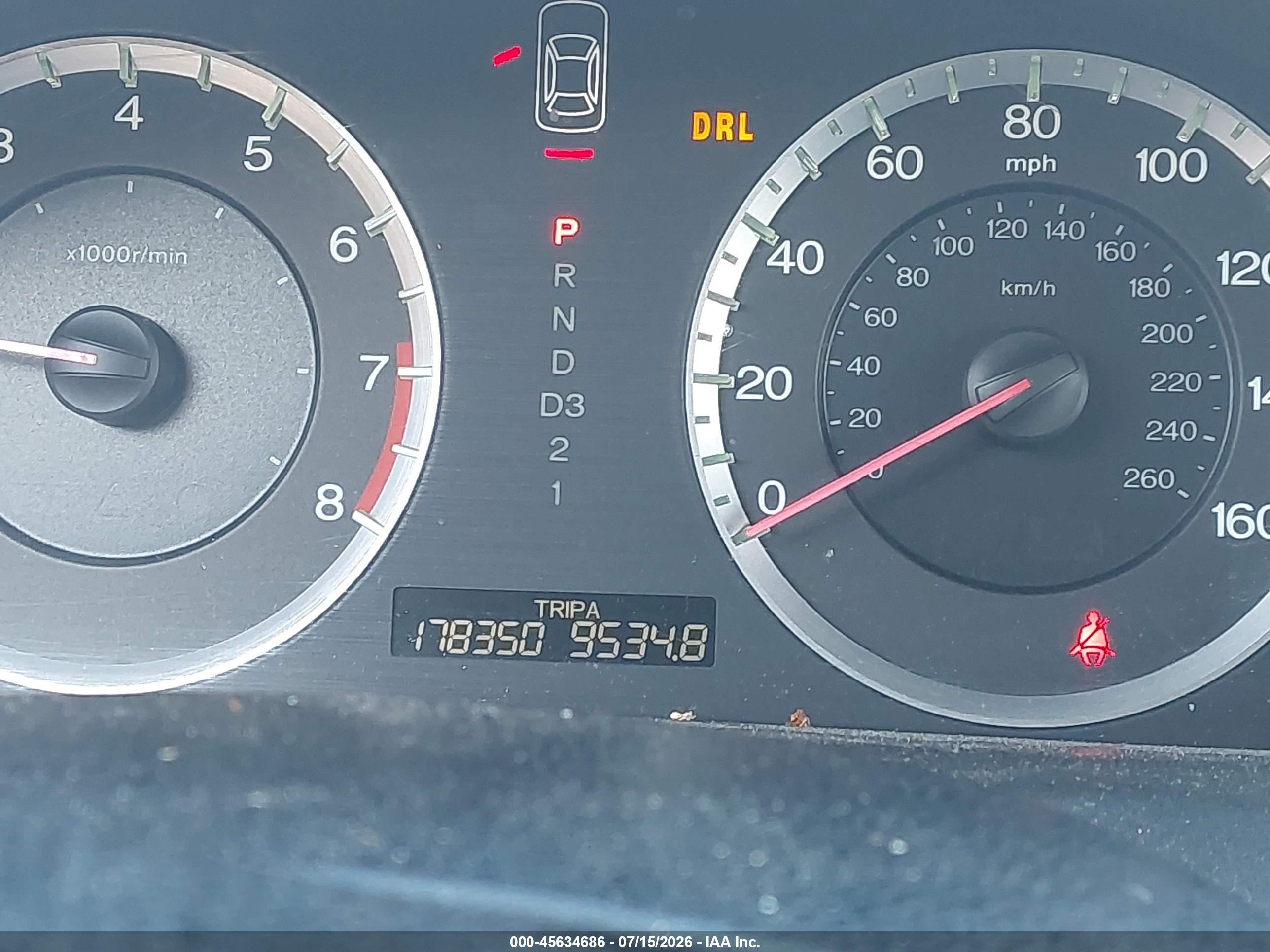 2008 Honda Accord 2.4 Lx Silver vin: 1HGCP26338A126155