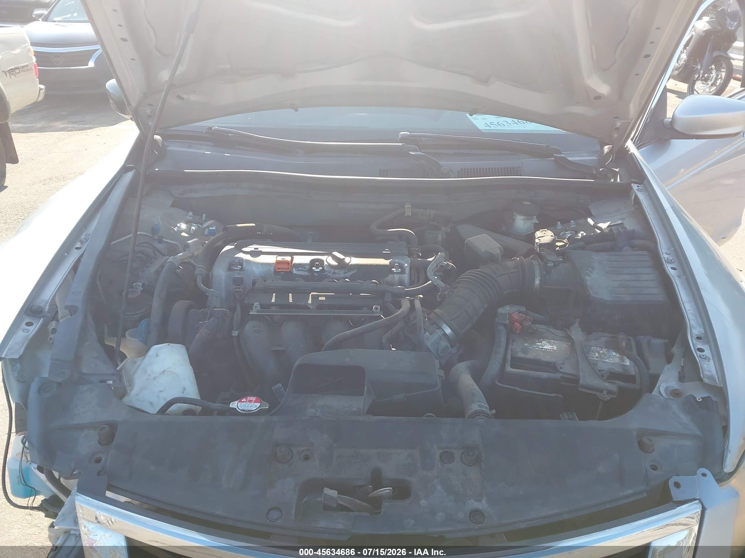 2008 Honda Accord 2.4 Lx Silver vin: 1HGCP26338A126155