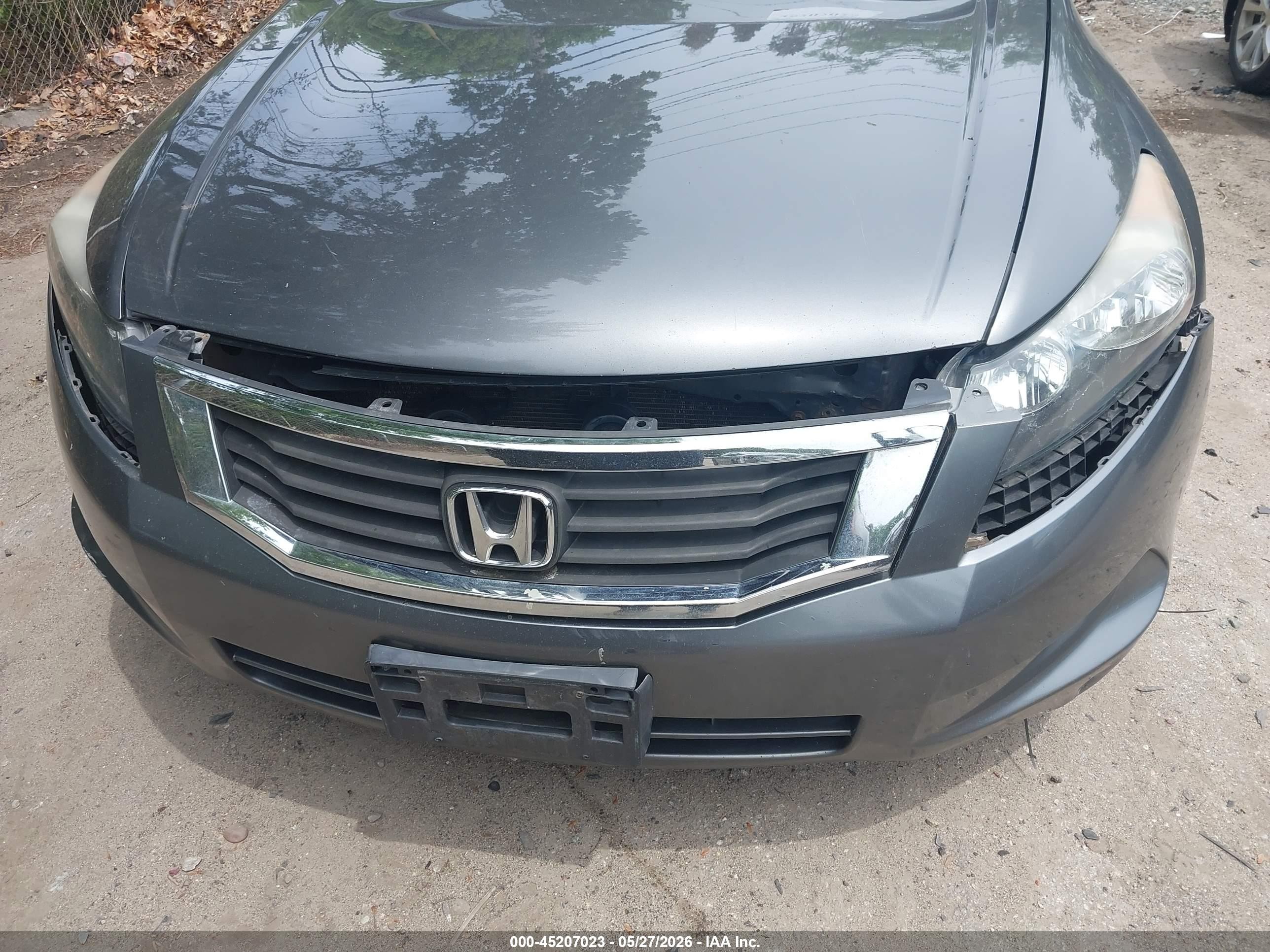 2008 Honda Accord 2.4 Lx Gray vin: 1HGCP26338A151928