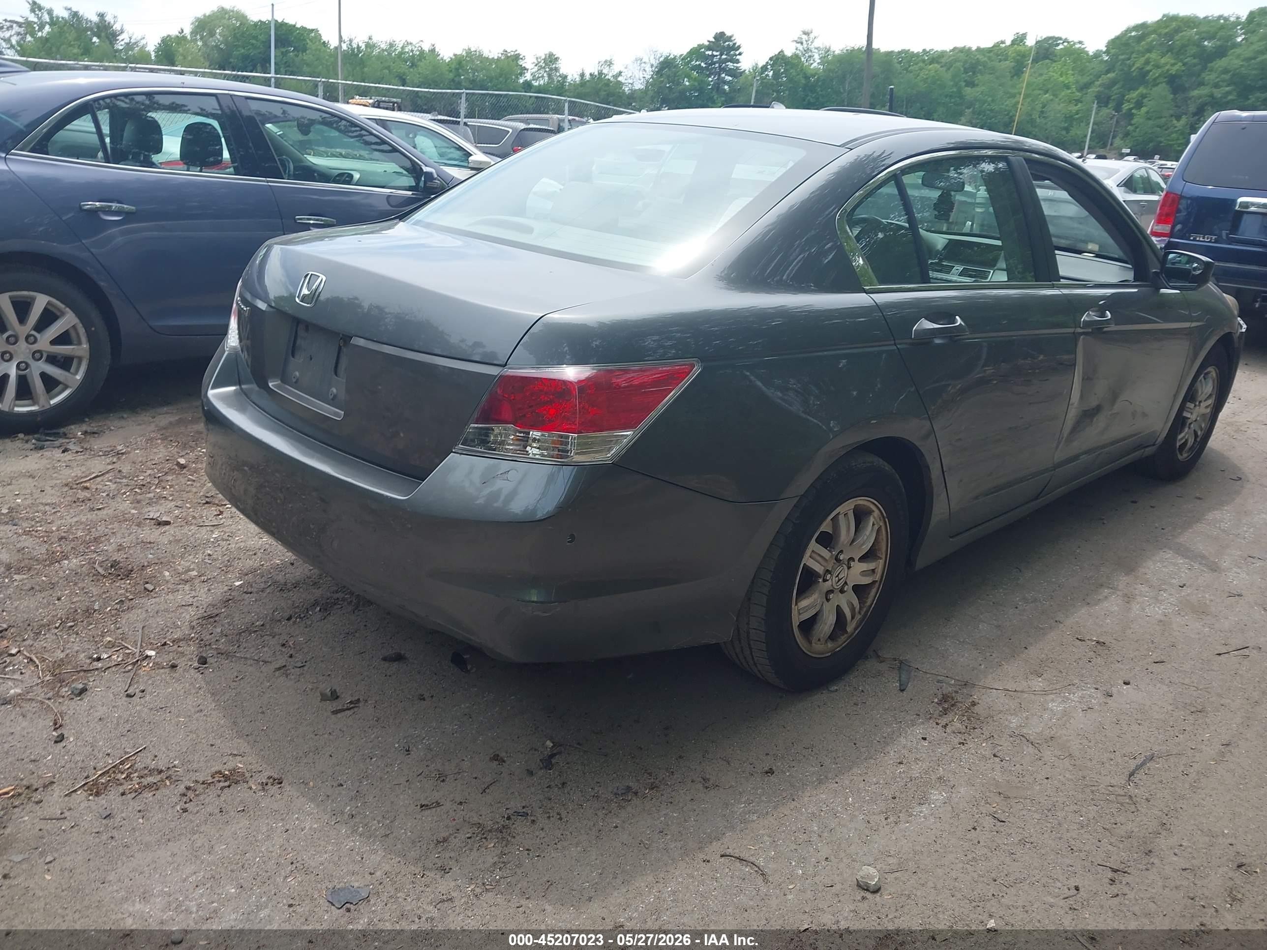 2008 Honda Accord 2.4 Lx Gray vin: 1HGCP26338A151928