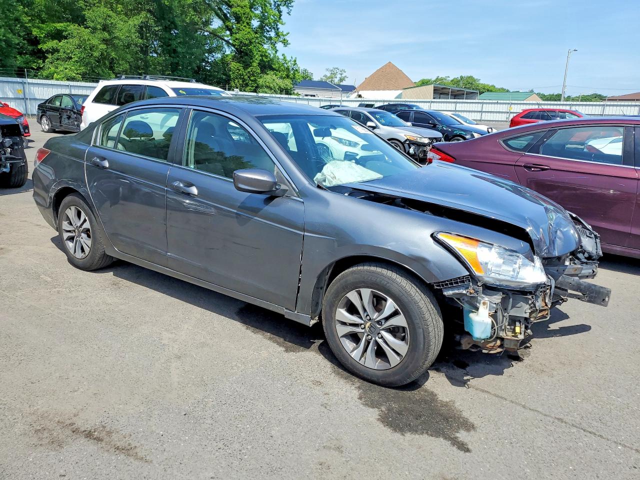 2009 Honda Accord Lx Gray vin: 1HGCP26339A001335