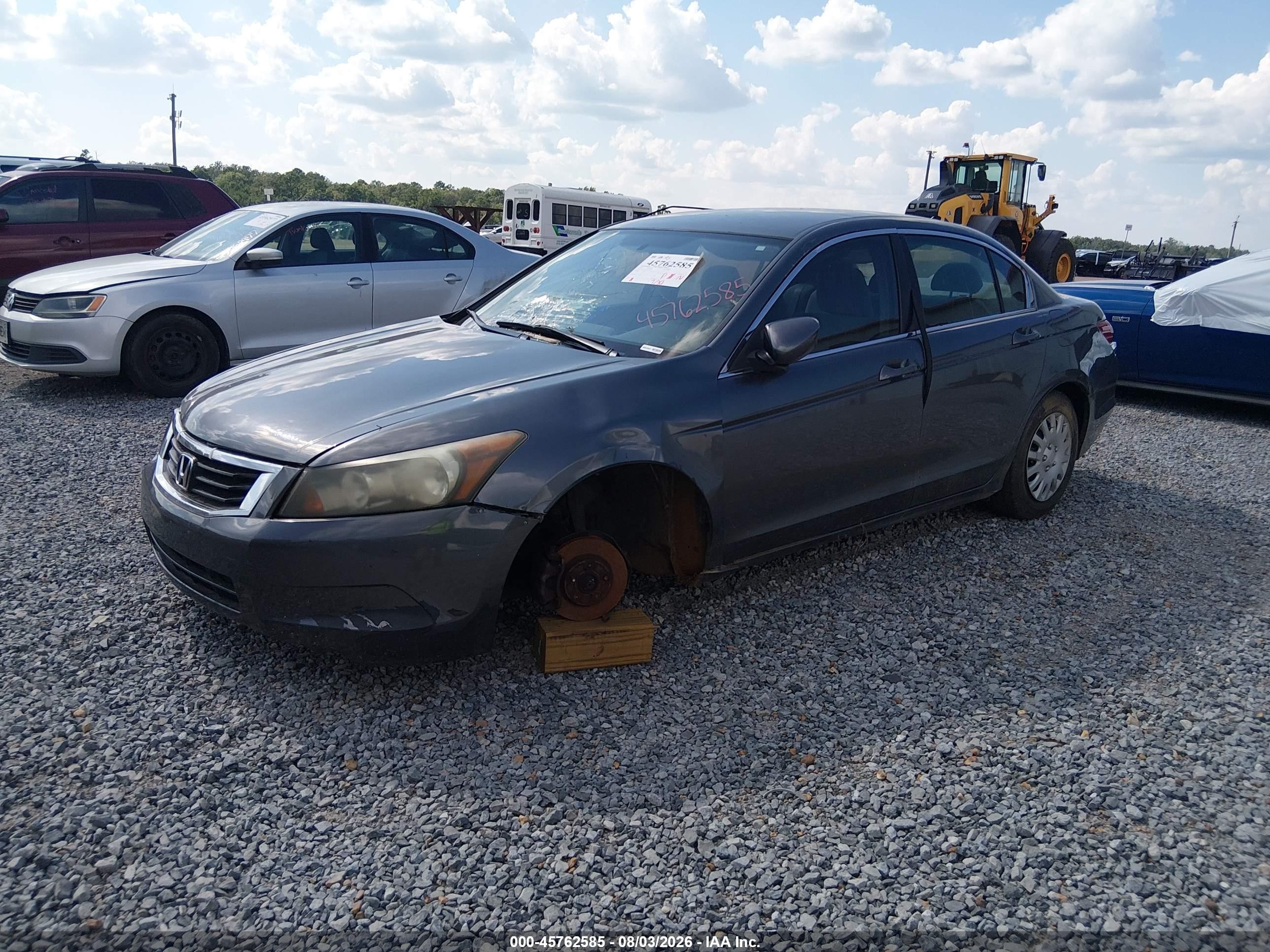 2009 Honda Accord 2.4 Lx Gray vin: 1HGCP26339A027837