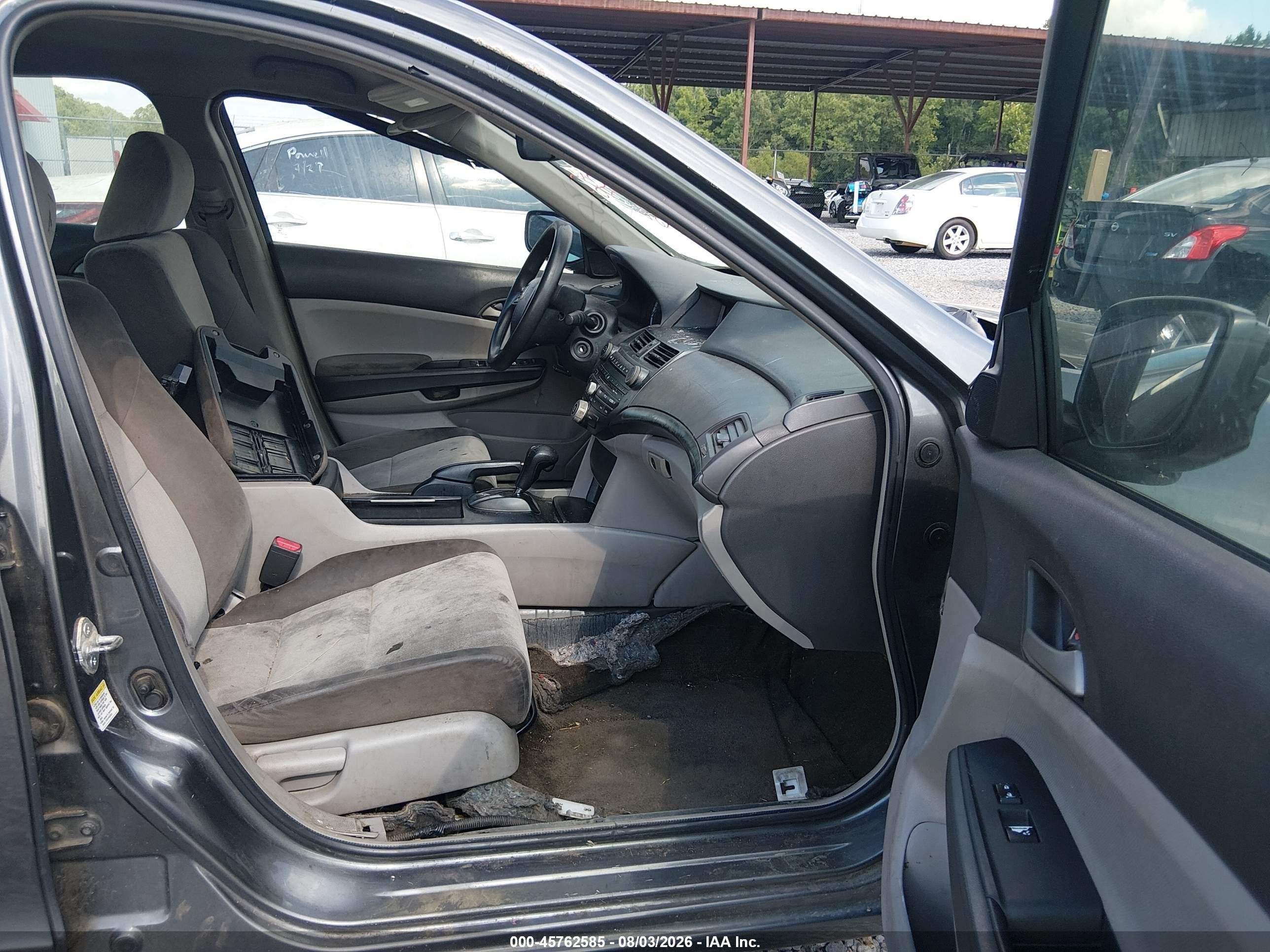 2009 Honda Accord 2.4 Lx Gray vin: 1HGCP26339A027837