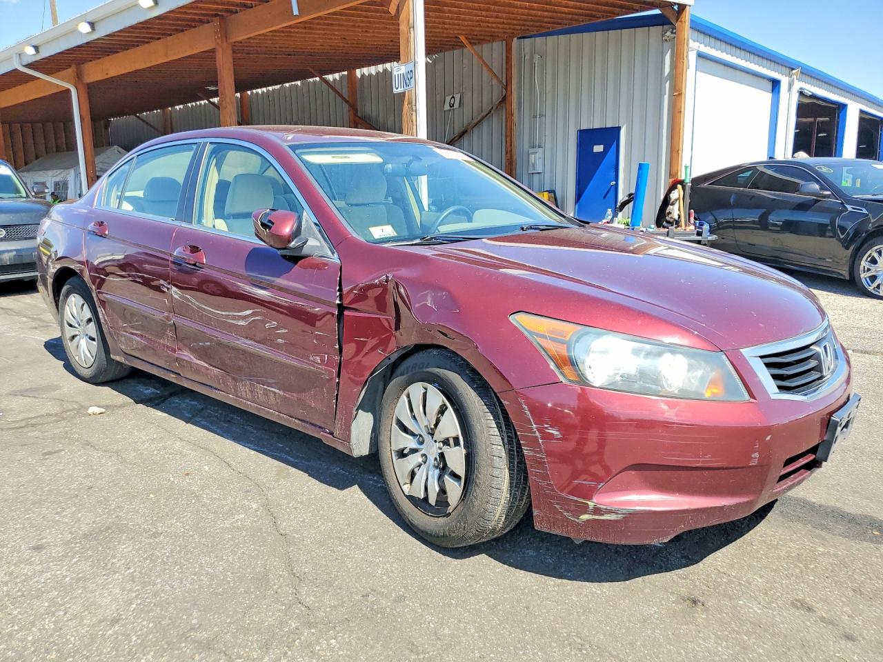 2009 Honda Accord Lx Maroon vin: 1HGCP26339A056898