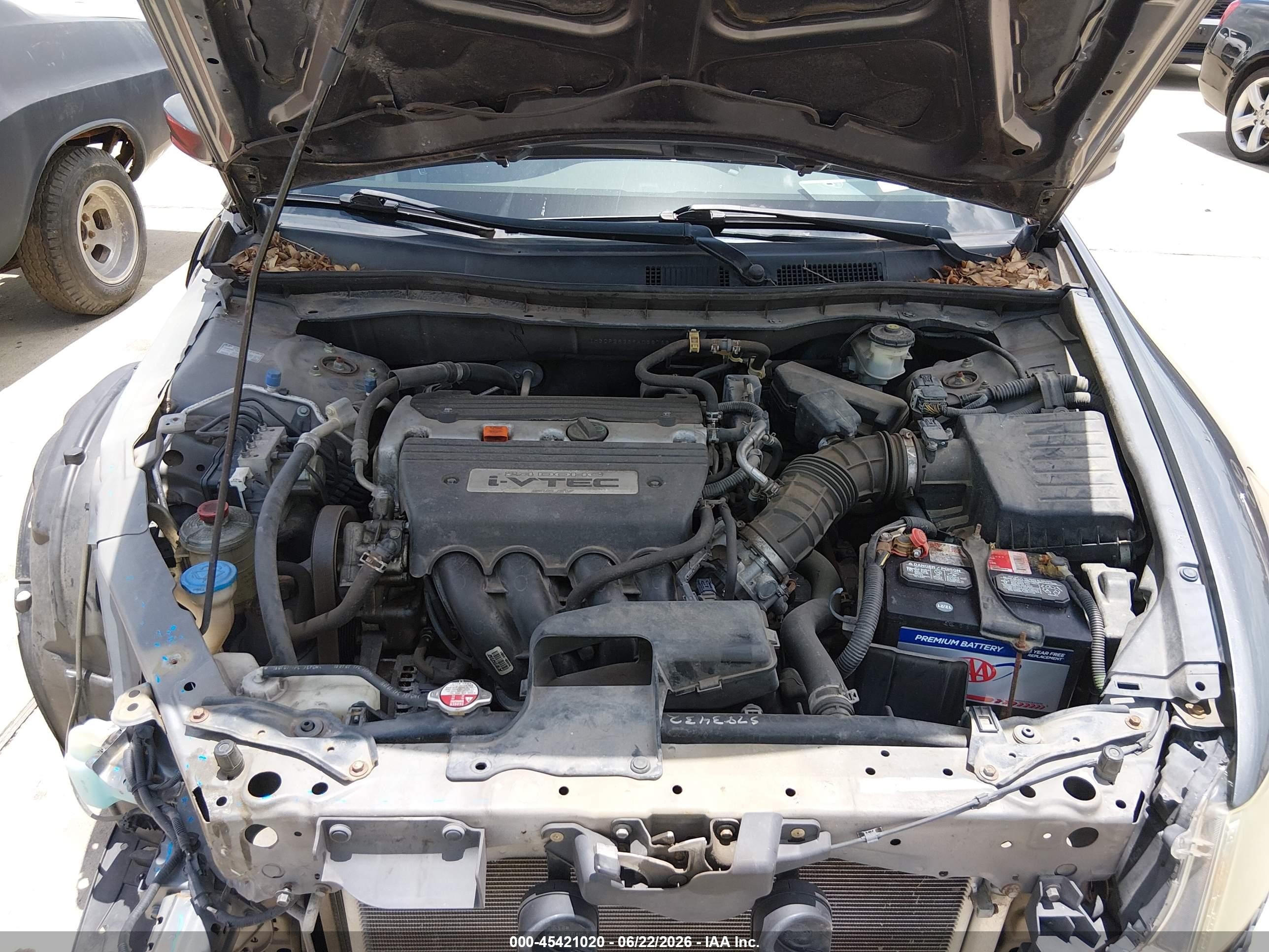2009 Honda Accord 2.4 Lx Серый vin: 1HGCP26339A066766
