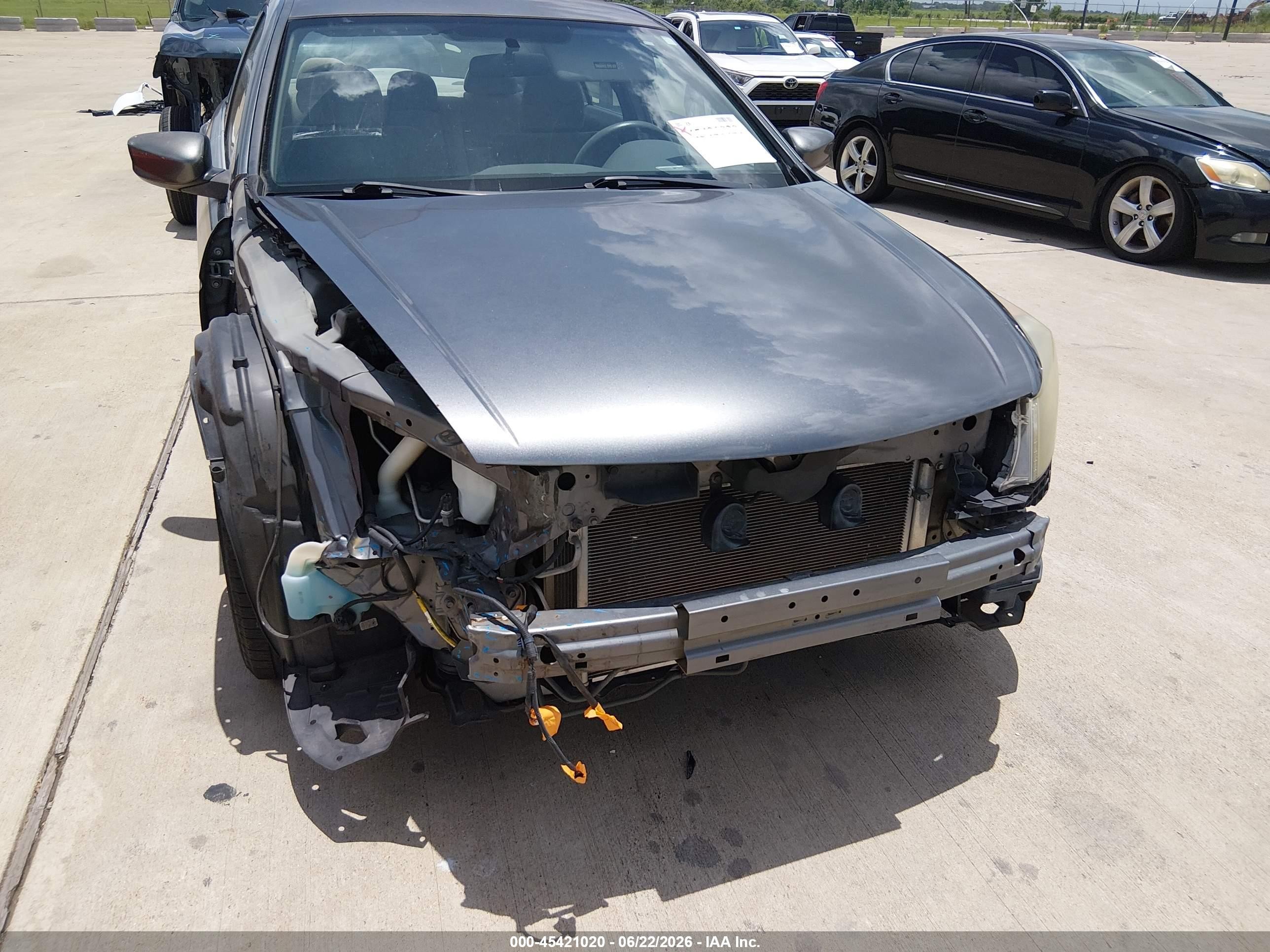 2009 Honda Accord 2.4 Lx Серый vin: 1HGCP26339A066766