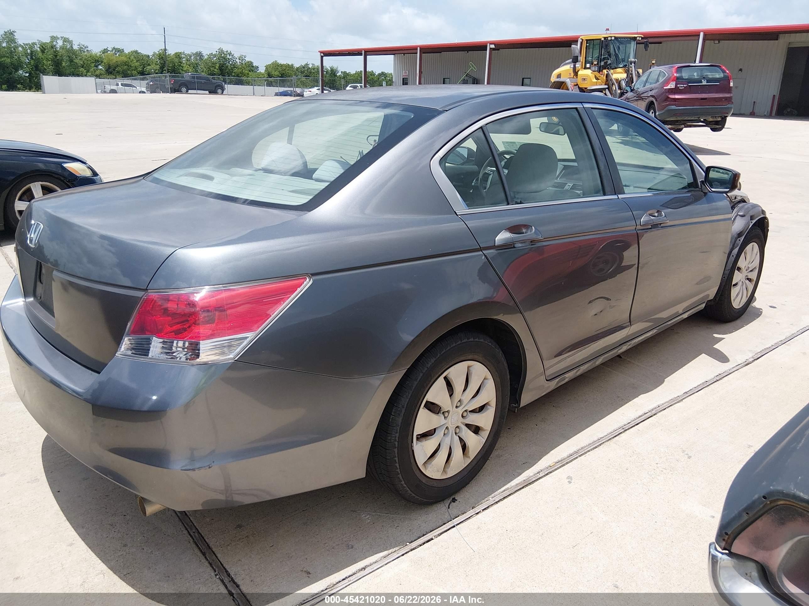 2009 Honda Accord 2.4 Lx Серый vin: 1HGCP26339A066766