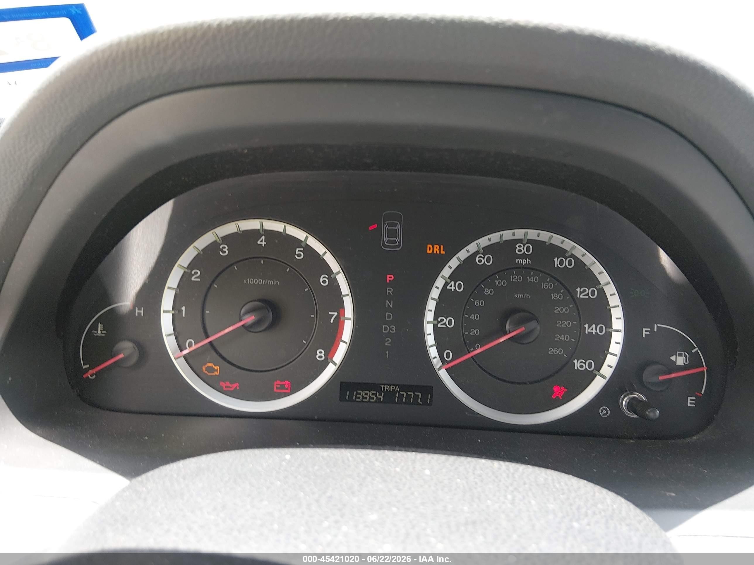 2009 Honda Accord 2.4 Lx Серый vin: 1HGCP26339A066766