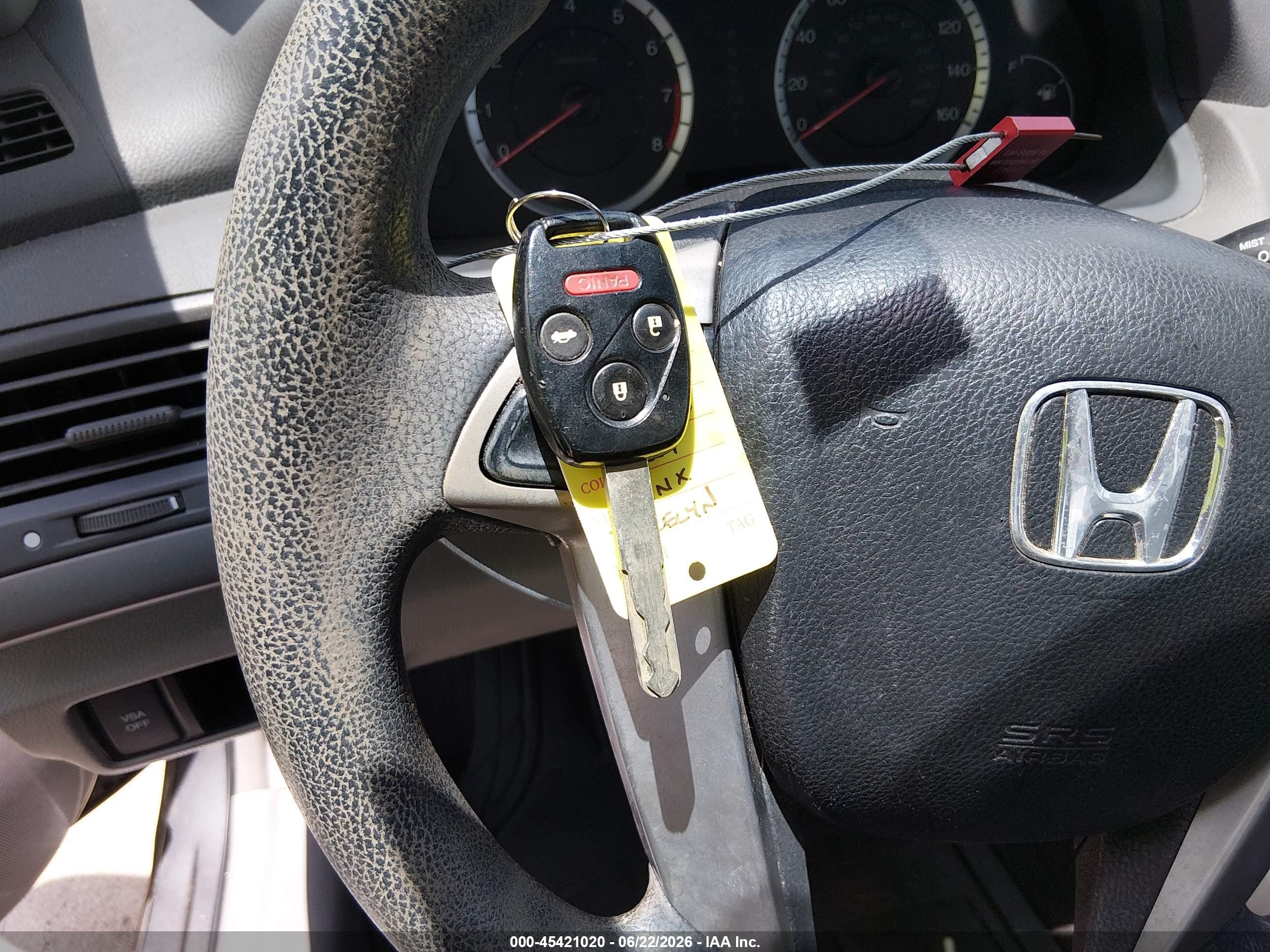 2009 Honda Accord 2.4 Lx Серый vin: 1HGCP26339A066766