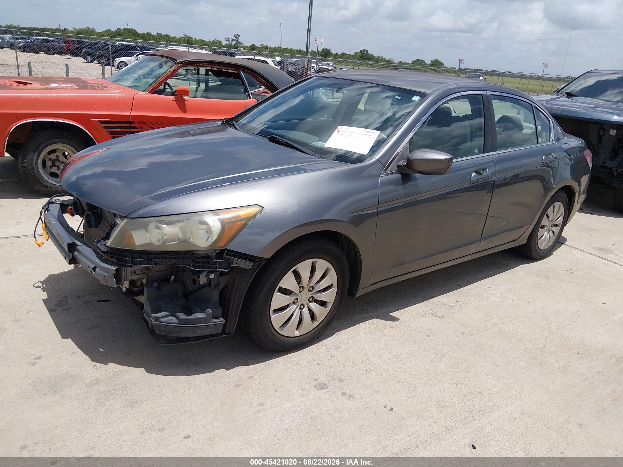 2009 Honda Accord 2.4 Lx Серый vin: 1HGCP26339A066766