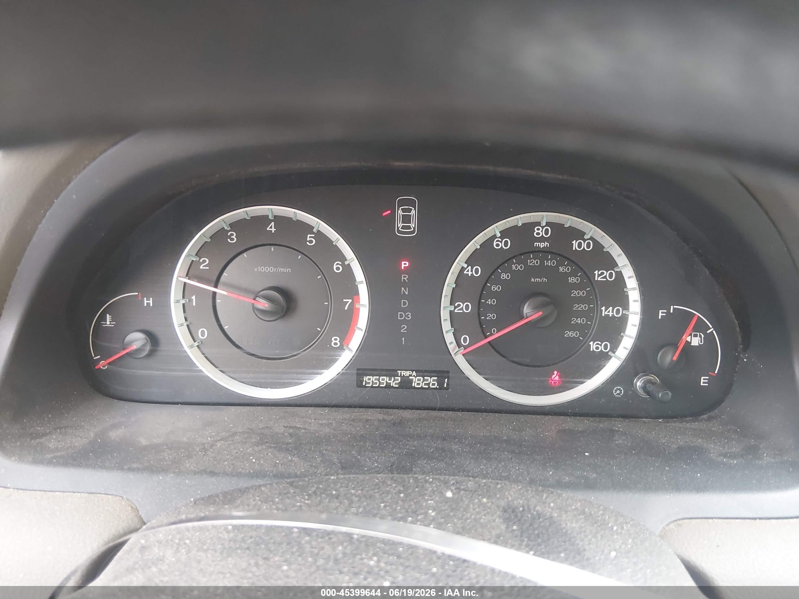 2009 Honda Accord 2.4 Lx Maroon vin: 1HGCP26339A073149