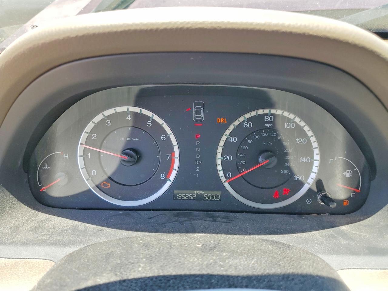 2009 Honda Accord Lx Burgundy vin: 1HGCP26339A087357