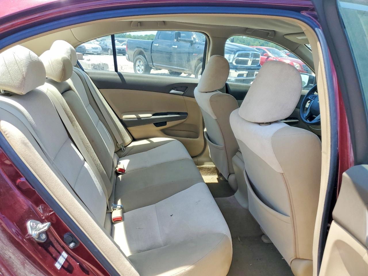 2009 Honda Accord Lx Burgundy vin: 1HGCP26339A087357