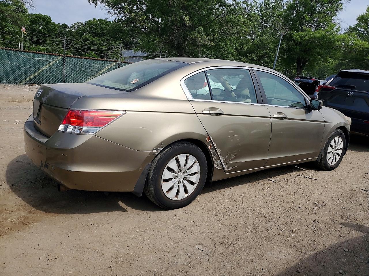 2009 Honda Accord Lx Золотой vin: 1HGCP26339A095541